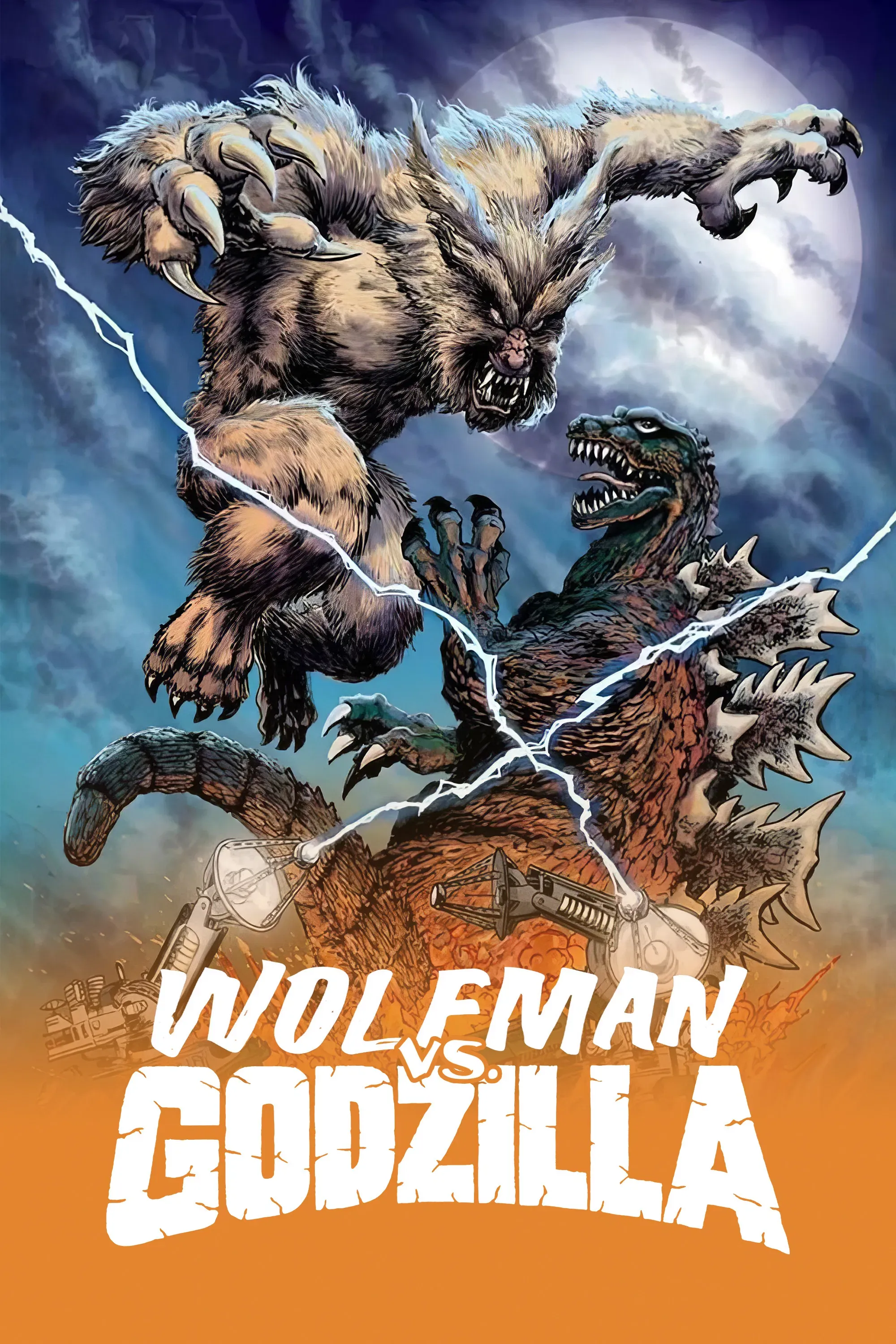 Poster of the movie Wolfman vs. Godzilla