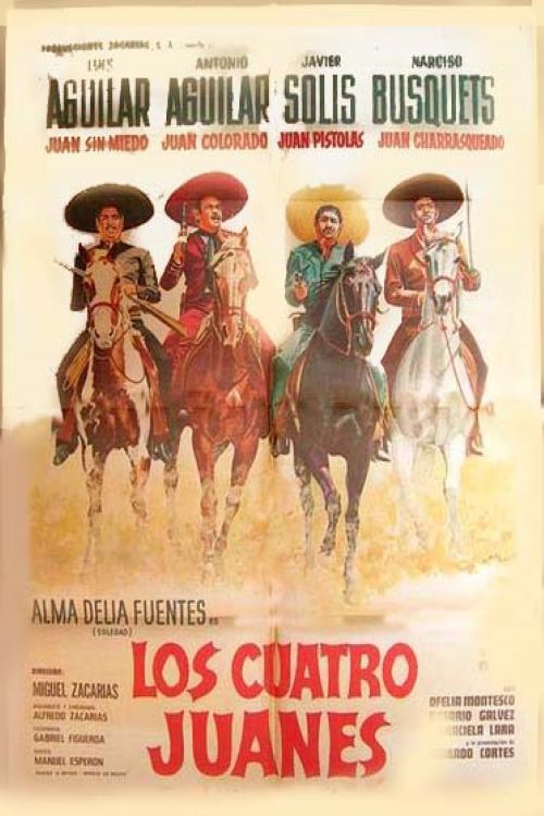 Poster of the movie Los Cuatro Juanes