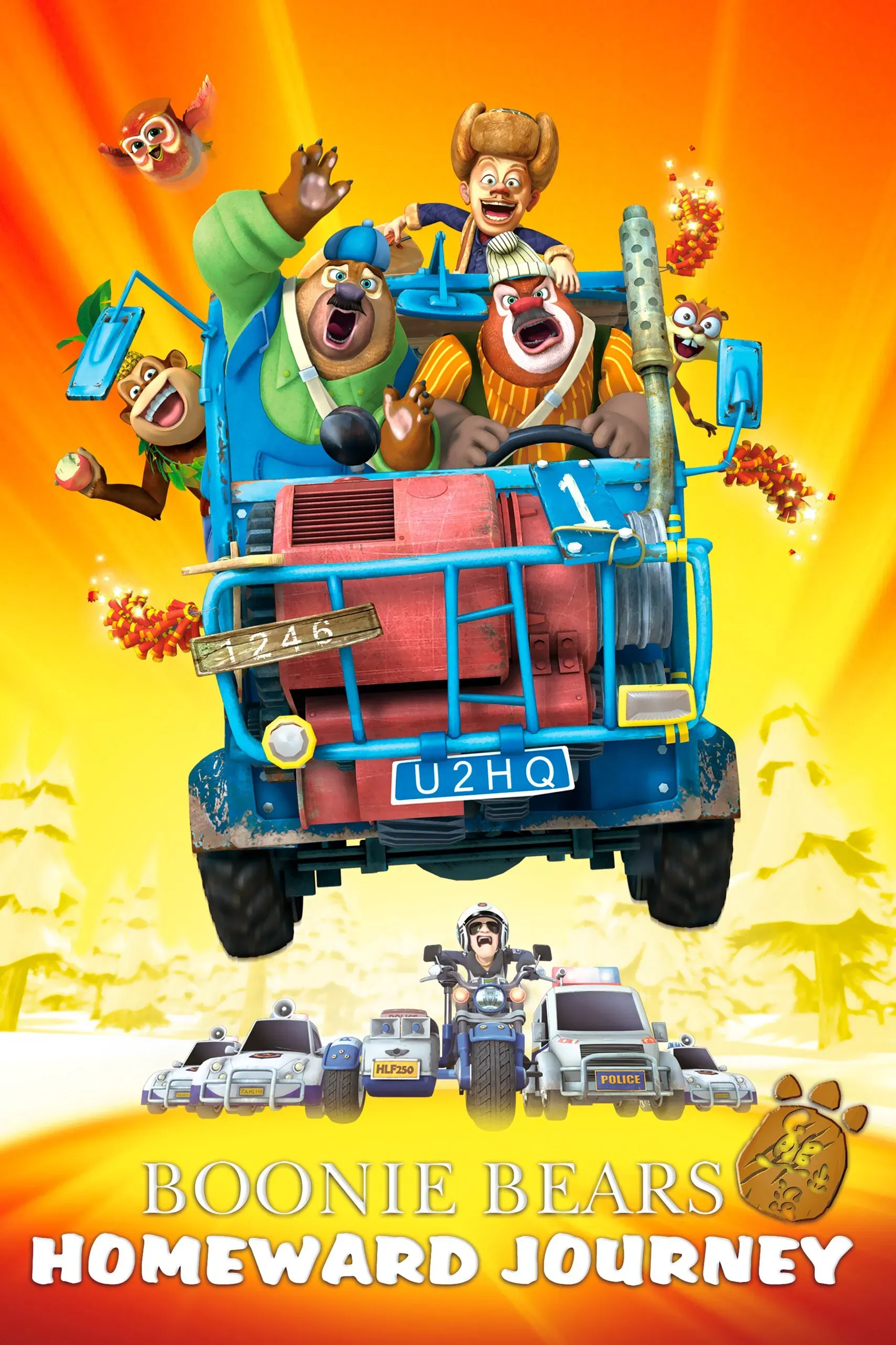 Poster of the movie Boonie Bears: Homeward Journey