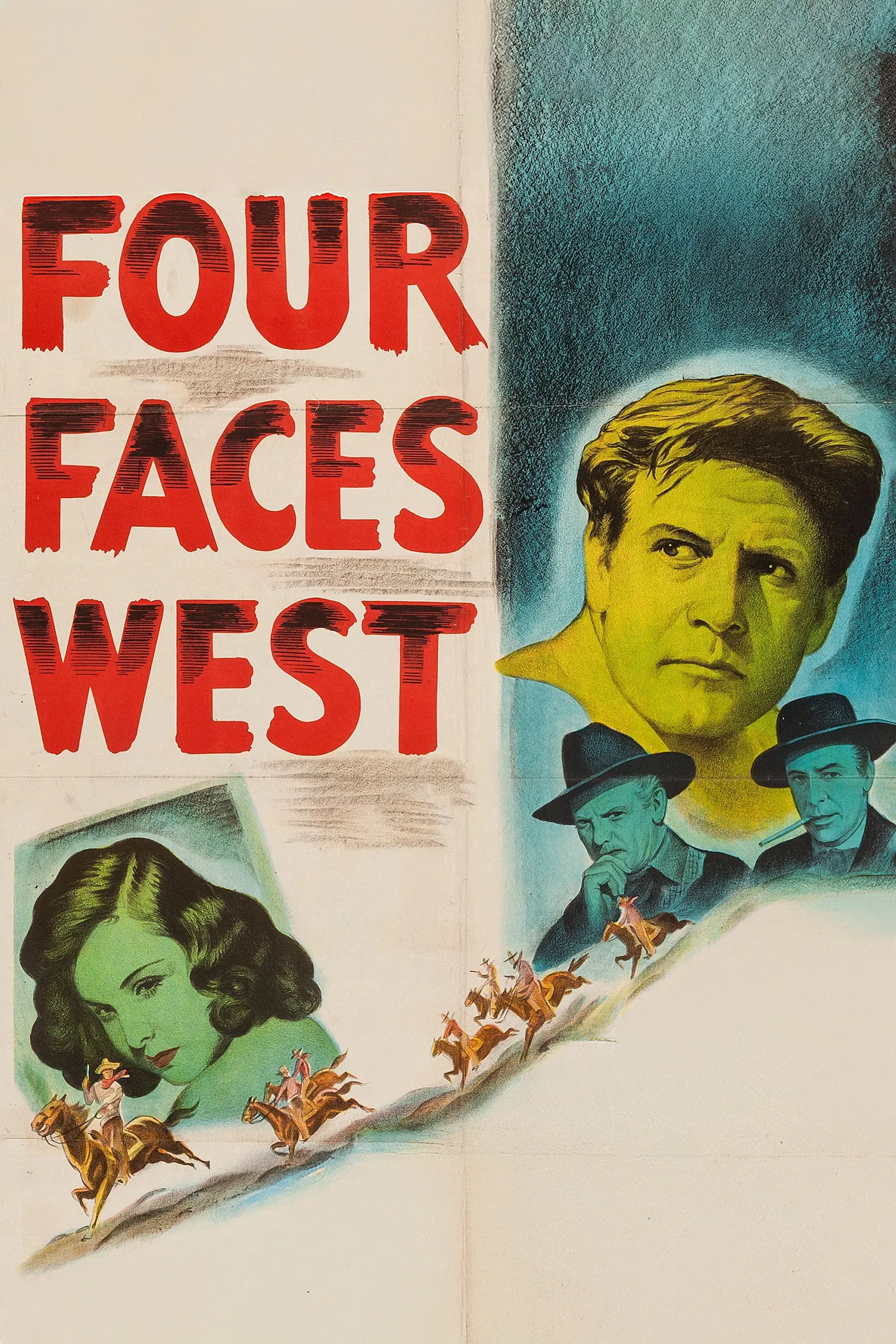 Poster of the movie Four Faces West