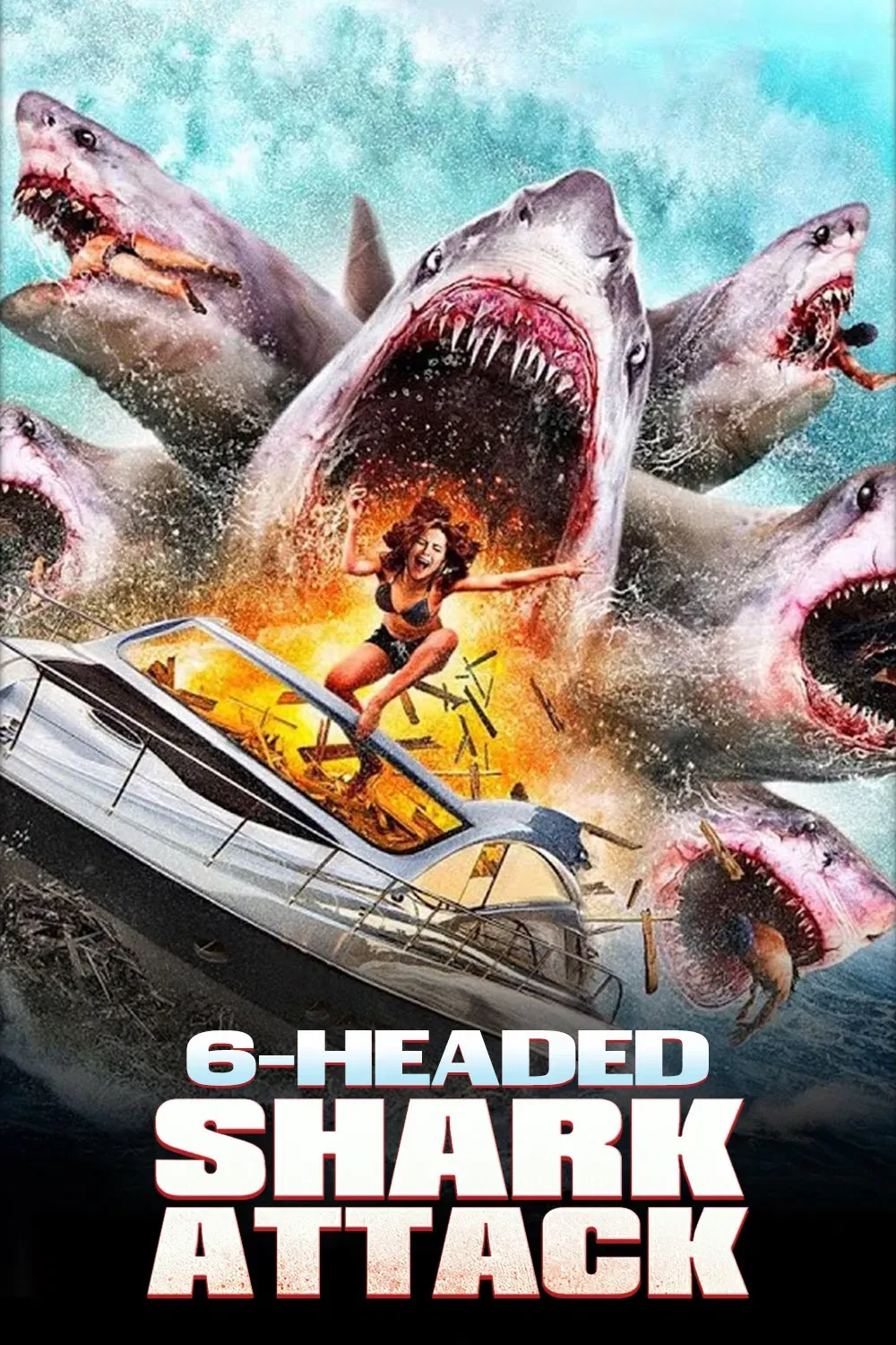 Poster of the movie 6-Headed Shark Attack