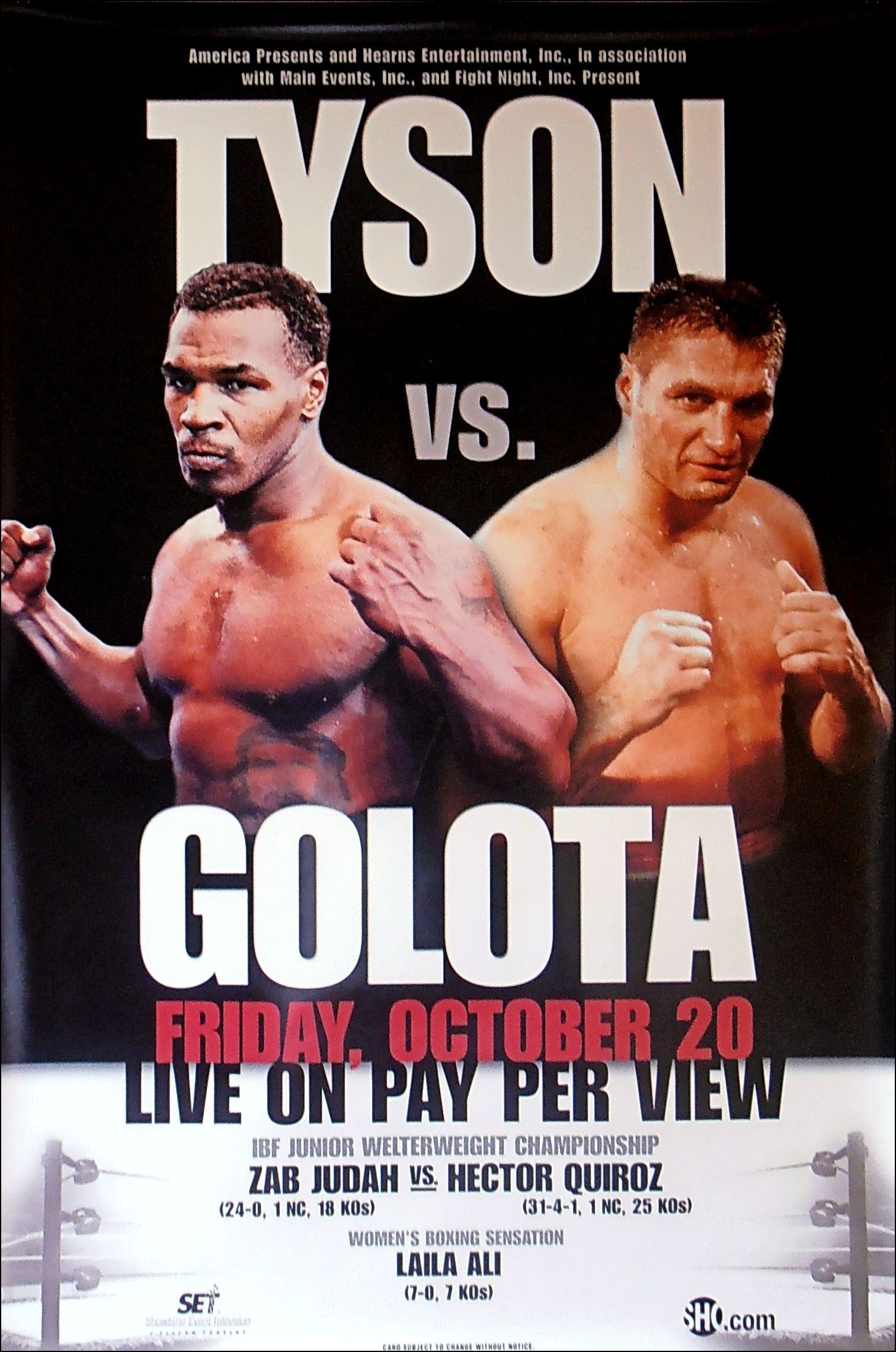 Poster of the movie Mike Tyson vs Andrew Golota