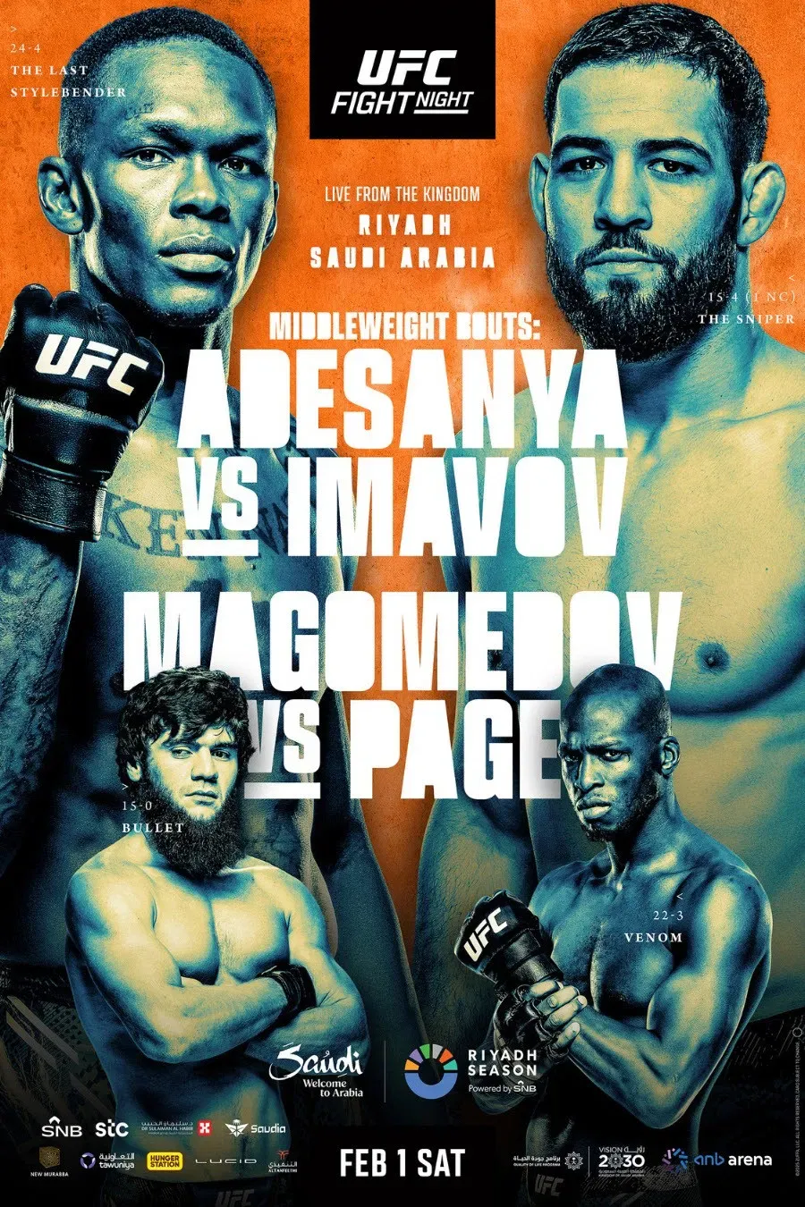 Poster of the movie UFC Fight Night 250: Adesanya vs. Imavov