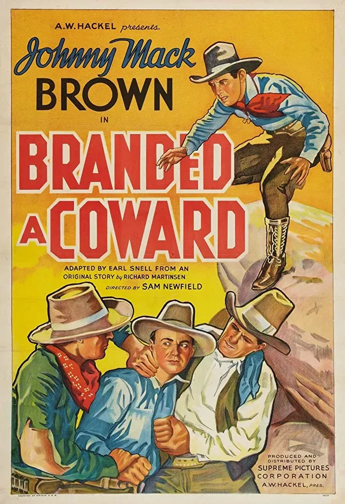 Poster of the movie Branded a Coward
