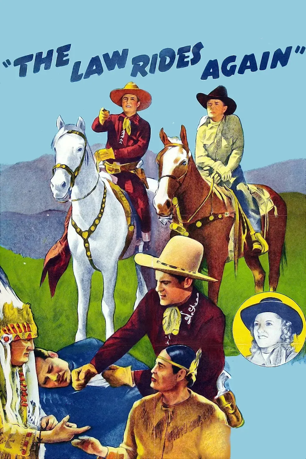 Poster for The Law Rides Again