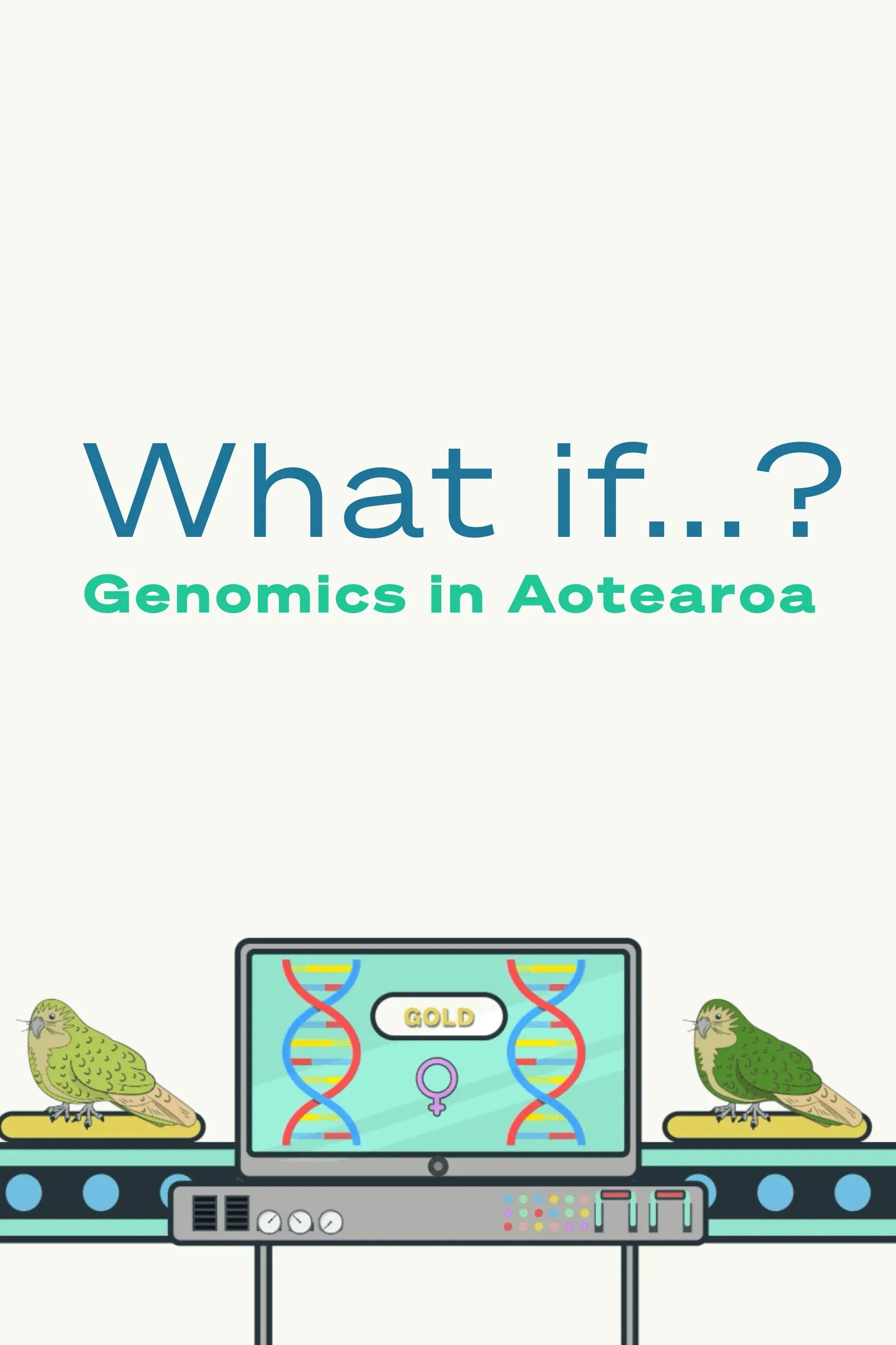 Poster of What if...? Genomics in Aotearoa
