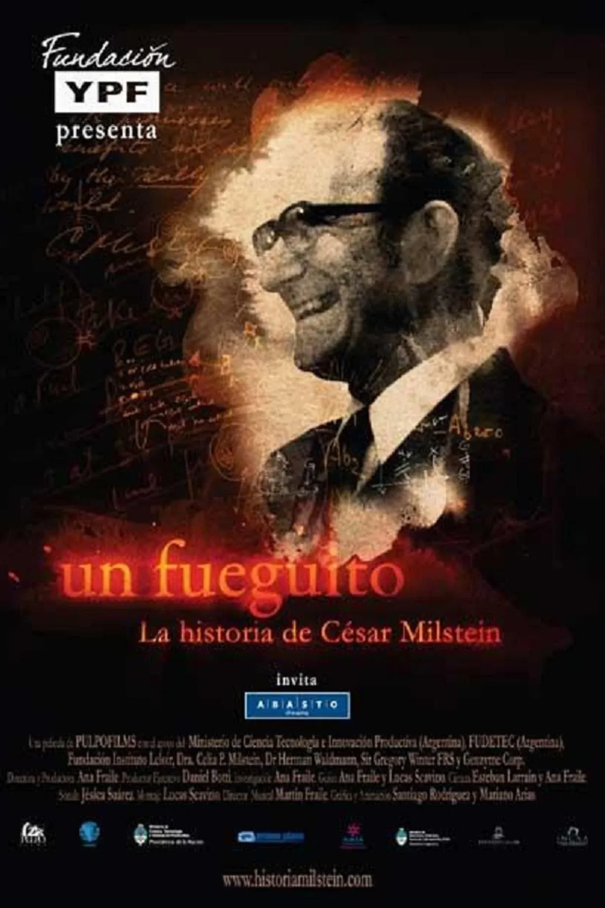 Poster for Un Fueguito: La historia de César Milstein