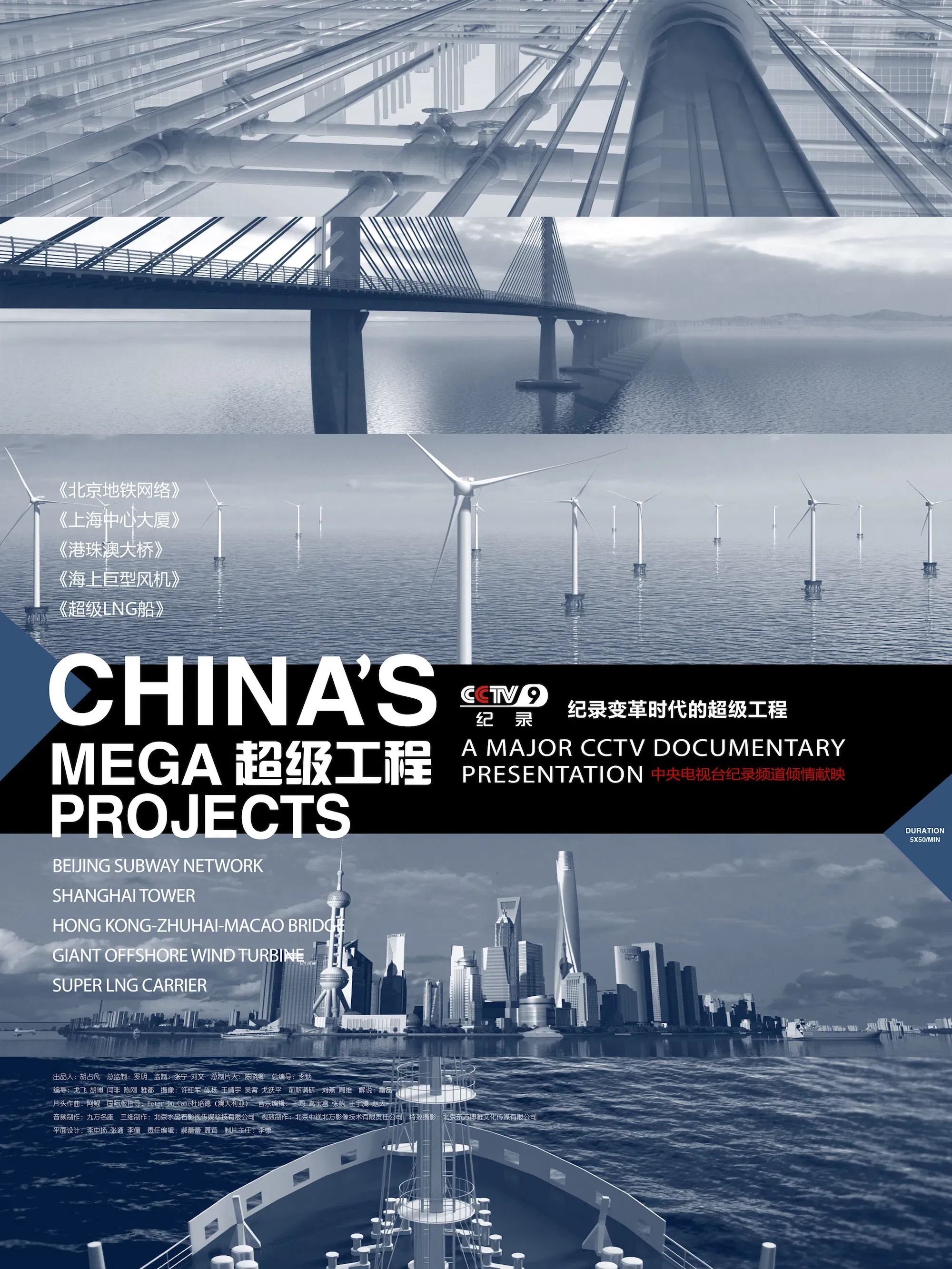 Poster of China's Mega Projects