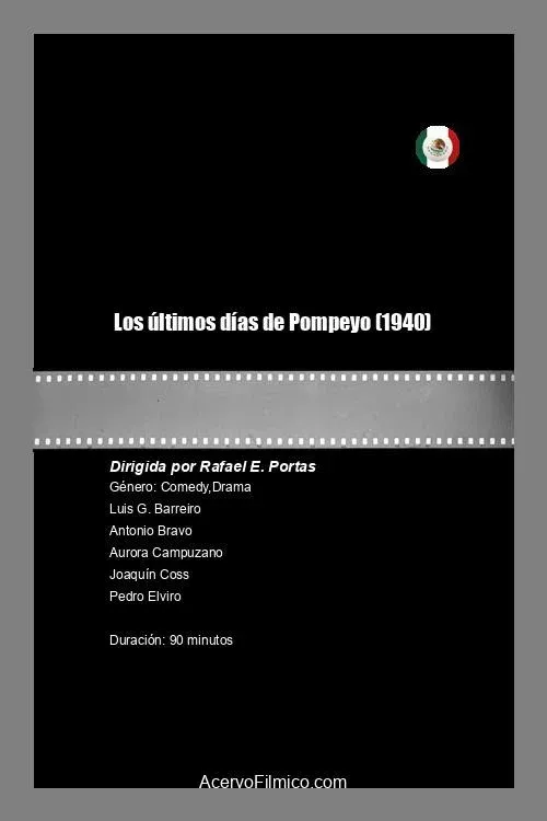 Poster for Los últimos días de Pompeyo