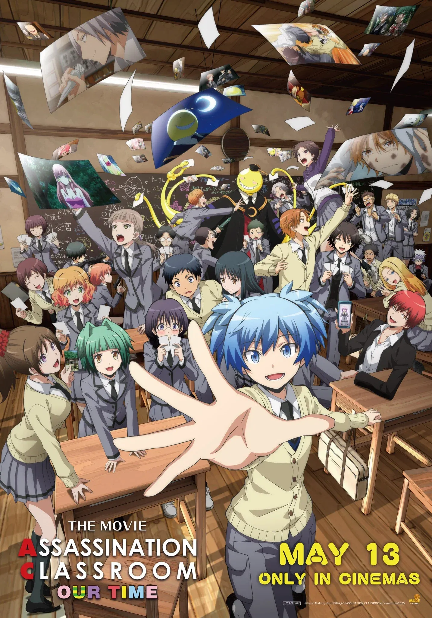 Poster for Assassination Classroom the Movie: Our Time
