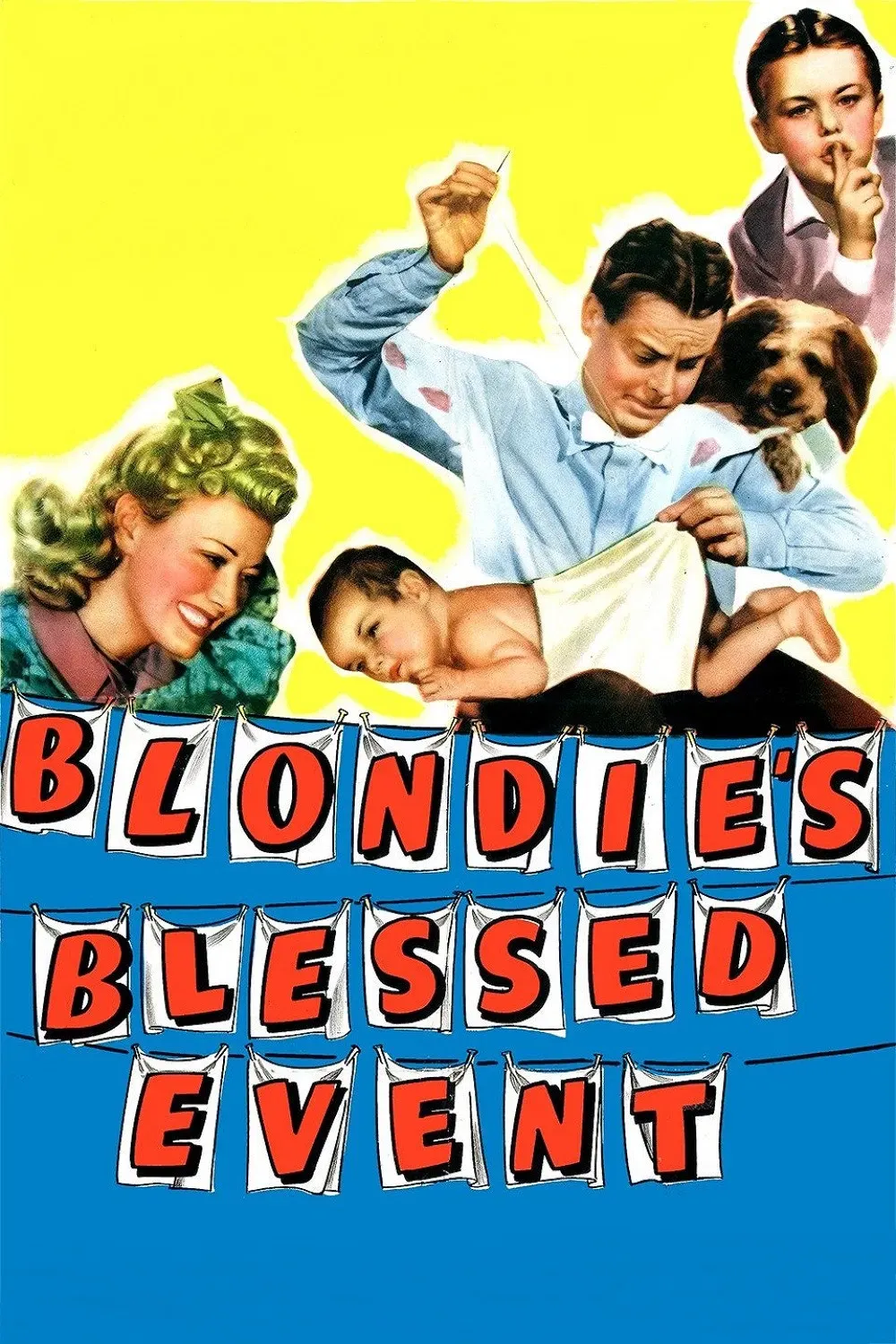 Poster of the movie Blondie's Blessed Event