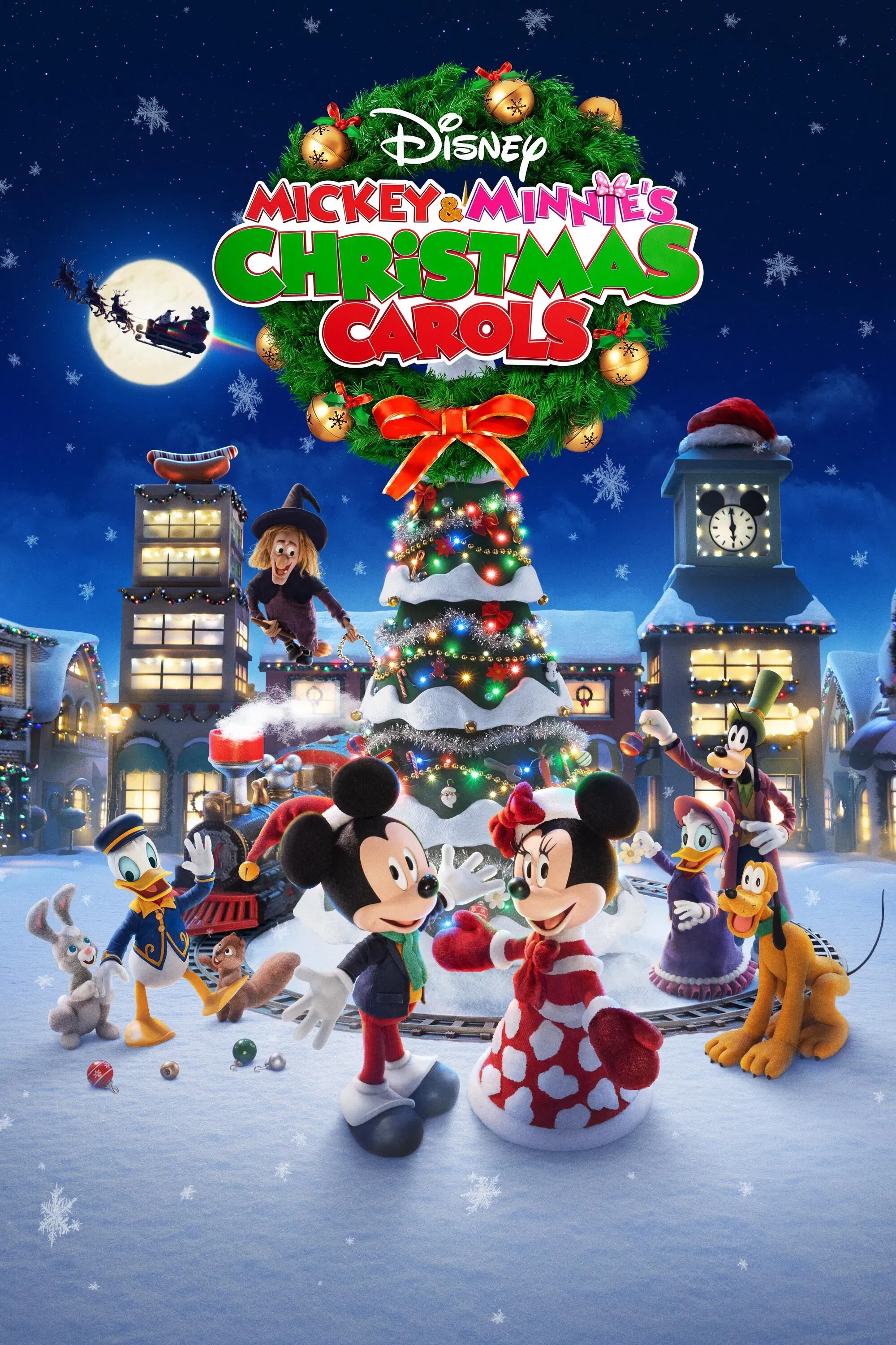 Poster of Mickey and Minnie's Christmas Carols
