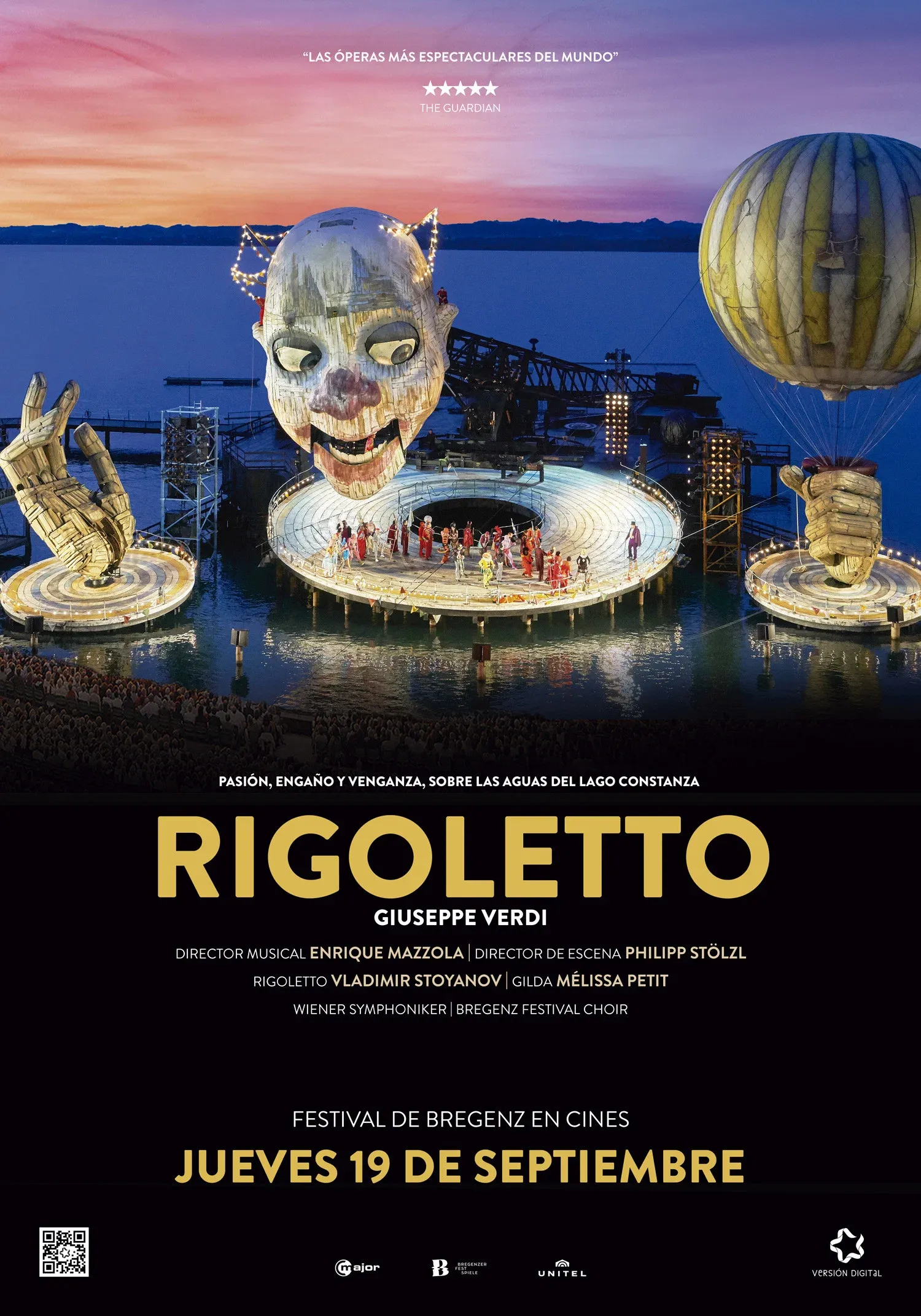 Poster for Rigoletto - Fesival de Bregenz