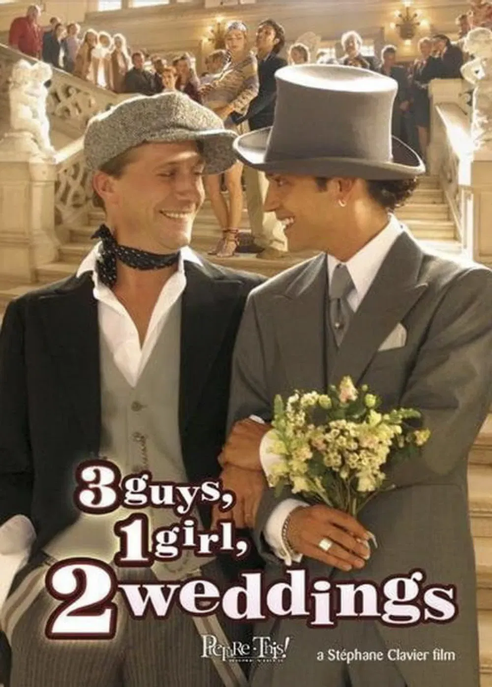 Poster of the movie 3 Guys, 1 Girl, 2 Weddings