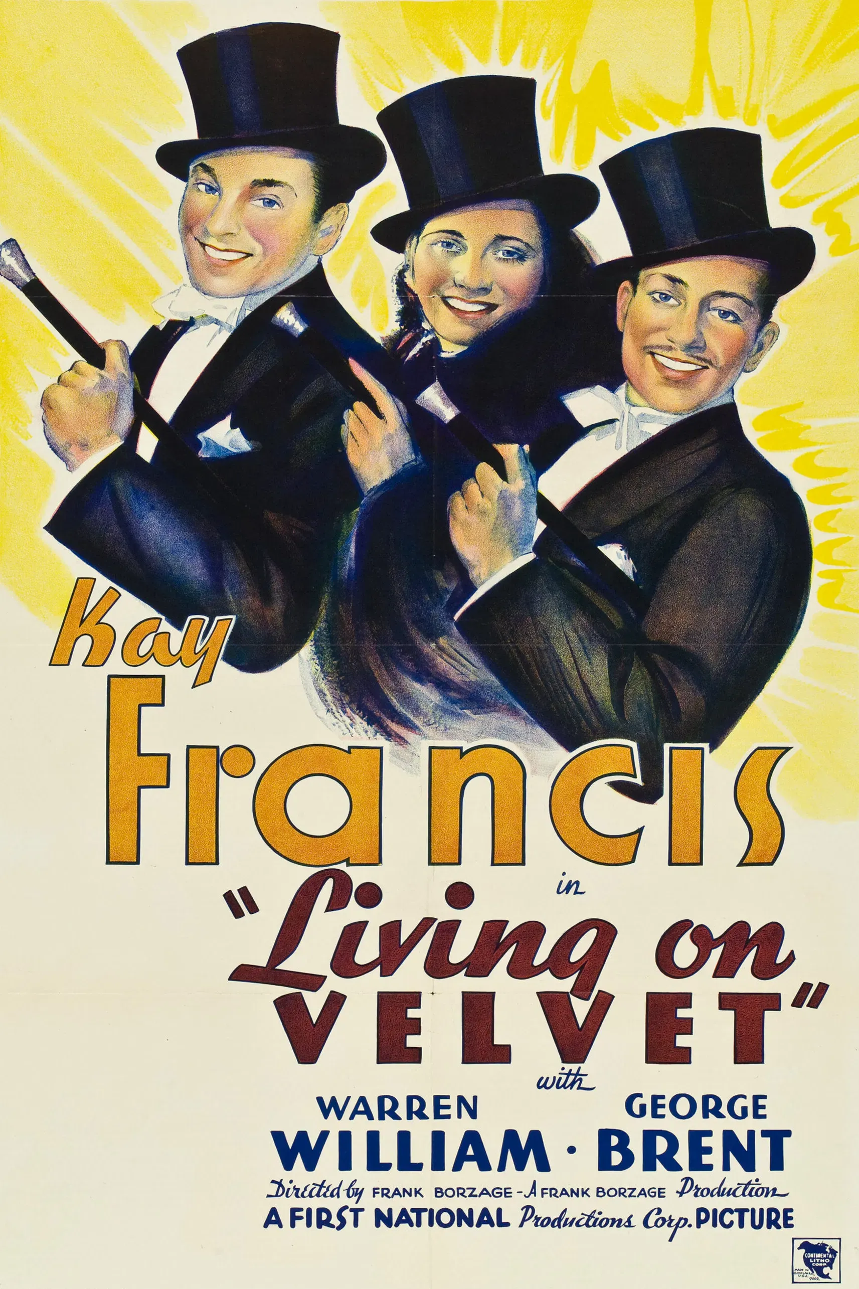 Poster of the movie Living on Velvet