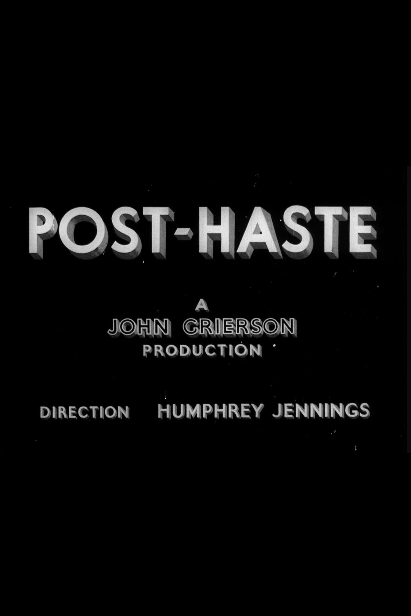 Poster of the movie Post-Haste