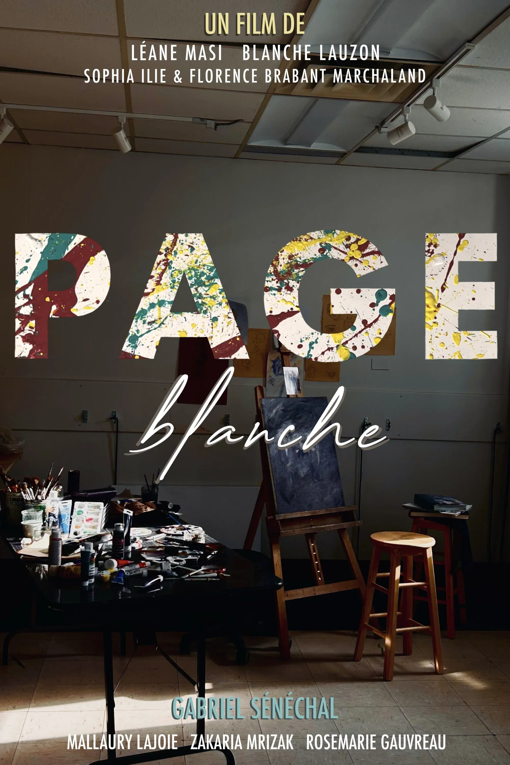 Poster for Page blanche