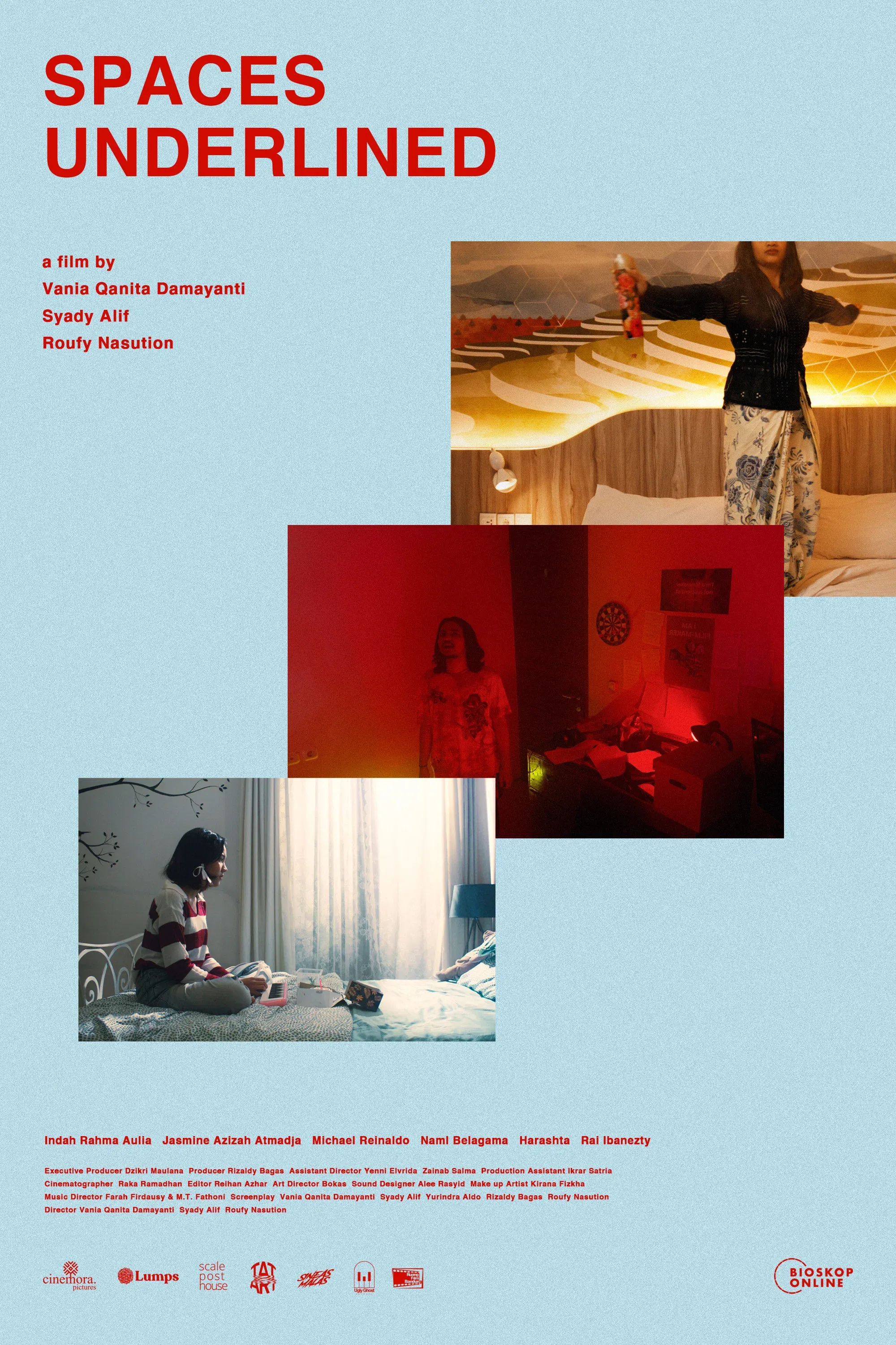 Poster for Spaces Underlined