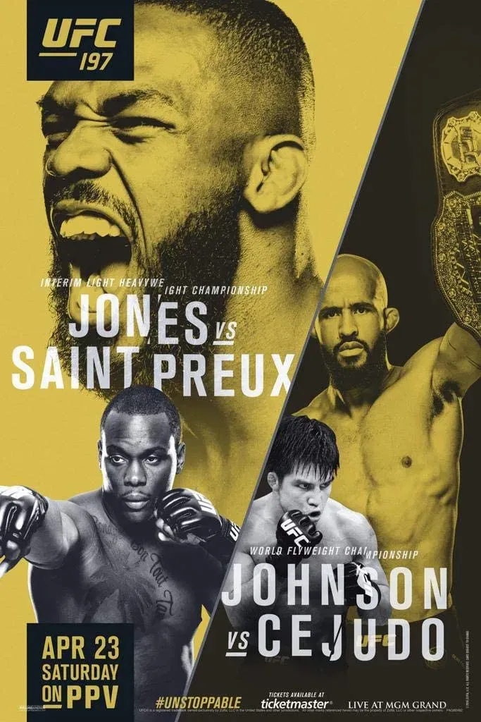 Poster of the movie UFC 197: Jones vs. Saint Preux