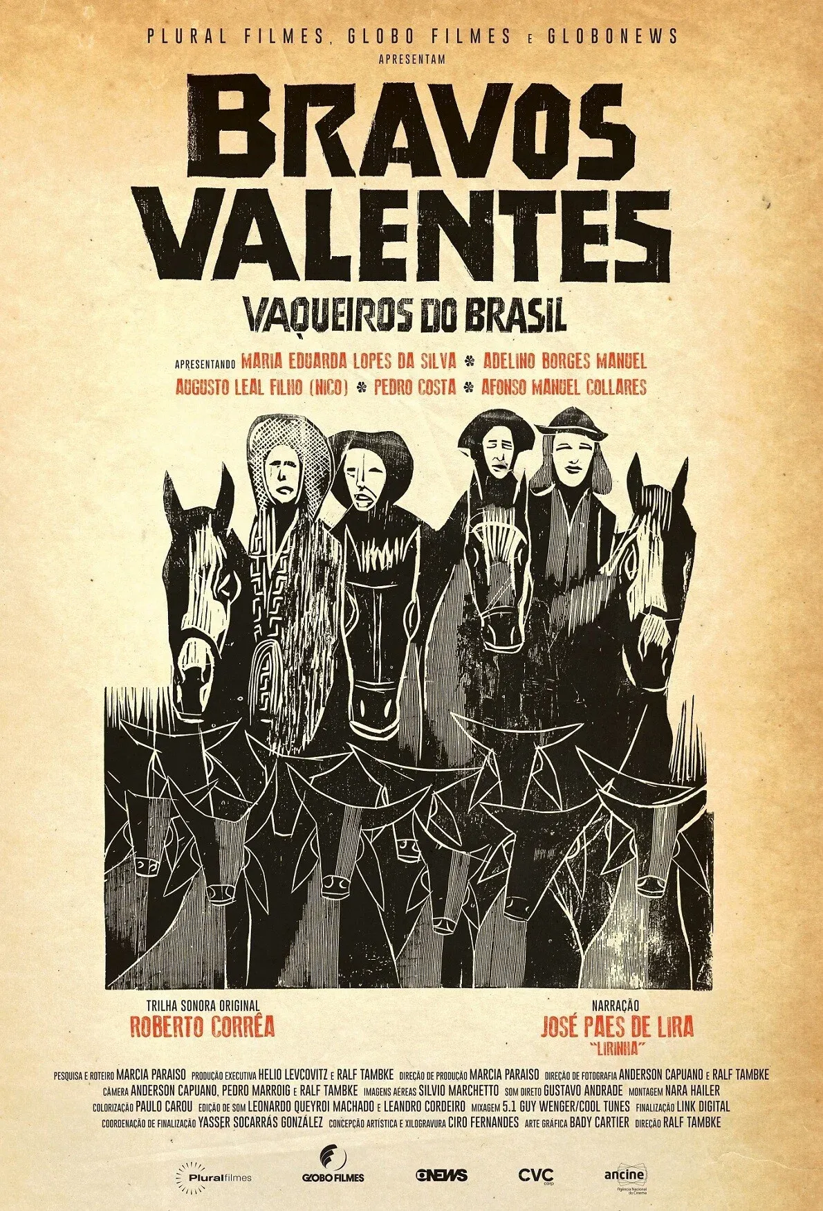 Poster for Bravos valentes: Vaqueiros do Brasil