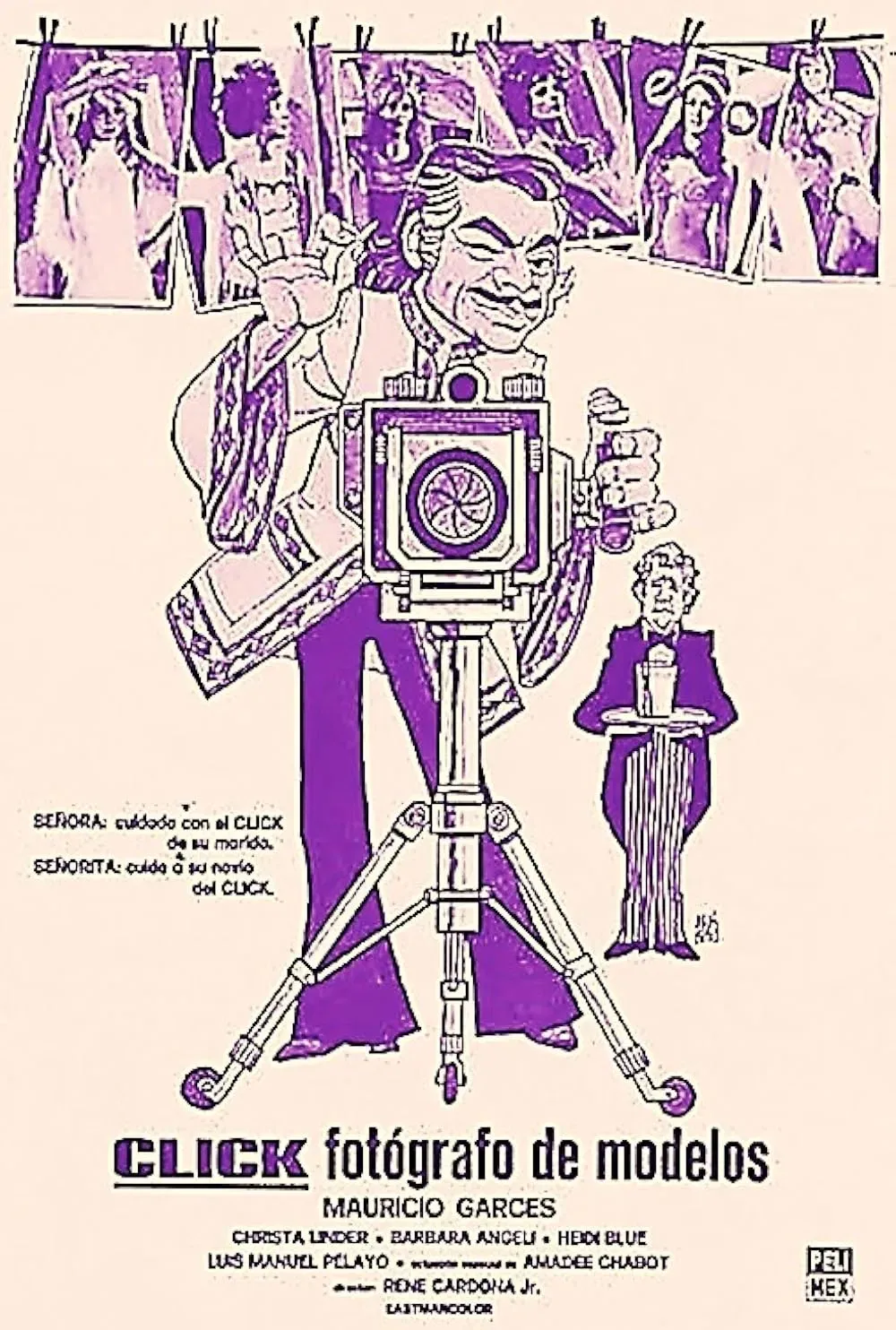 Poster of the movie Click, fotógrafo de modelos
