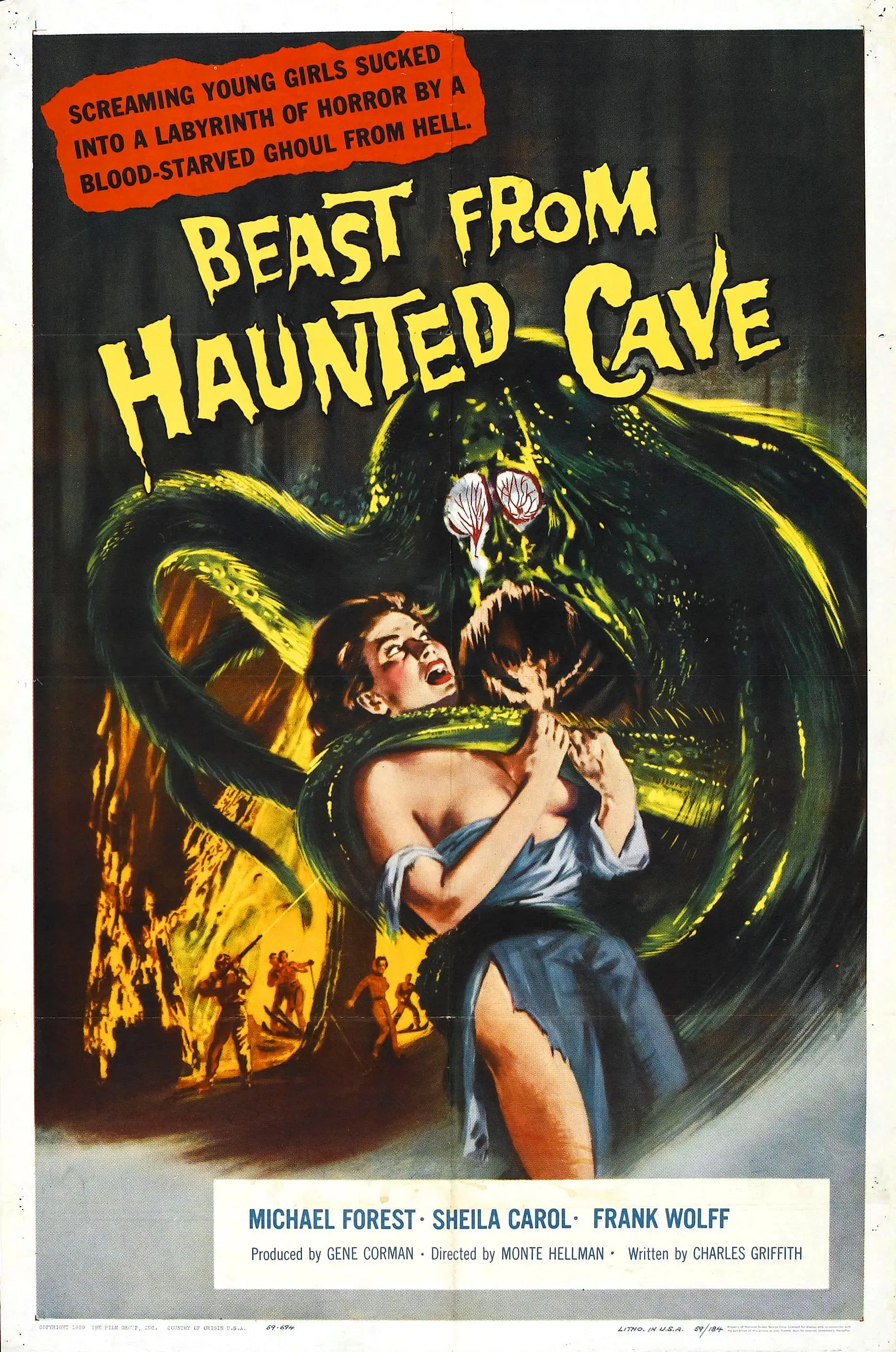 Poster of the movie Beast from Haunted Cave