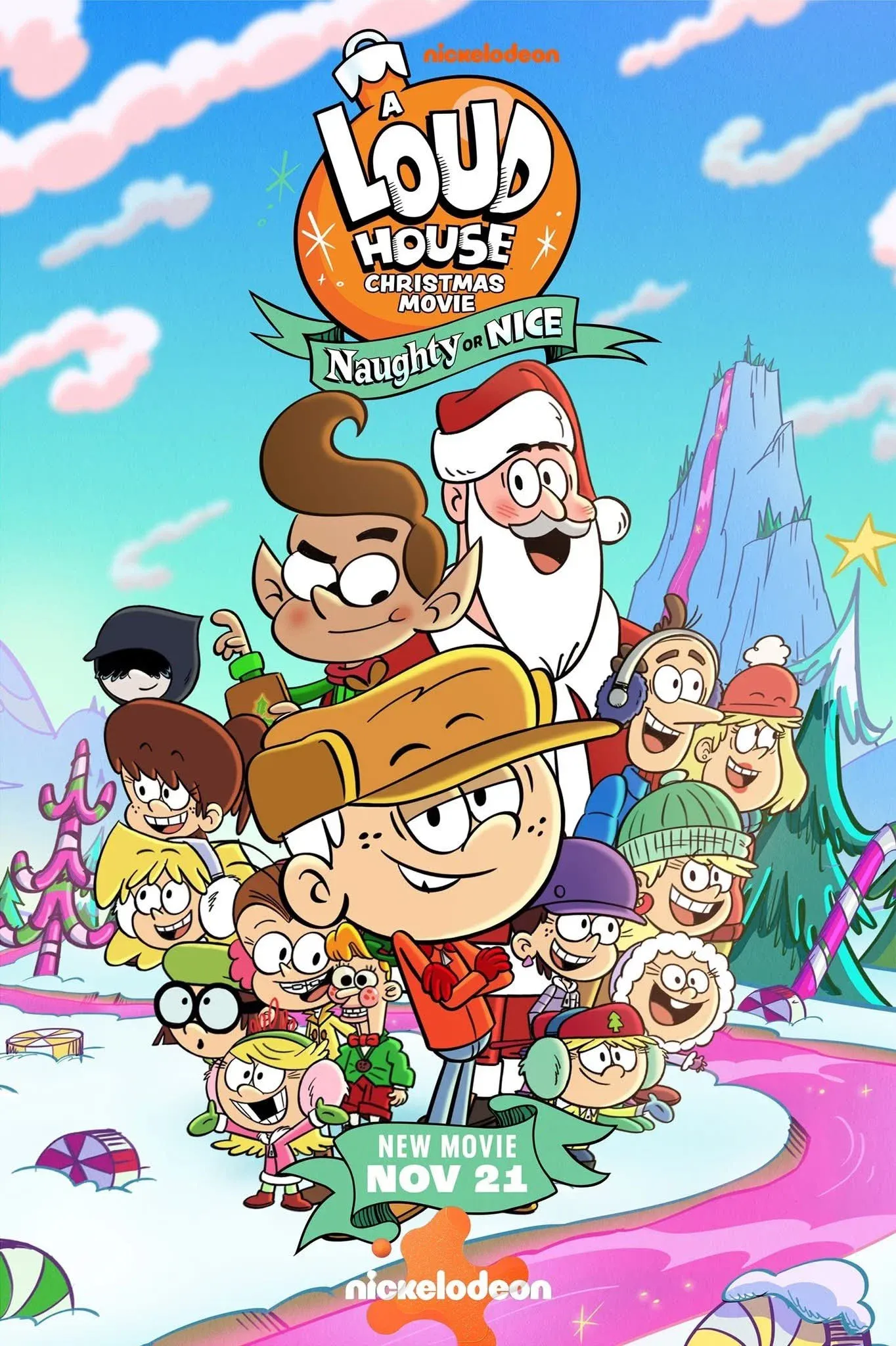 Poster for A Loud House Christmas Movie: Naughty or Nice