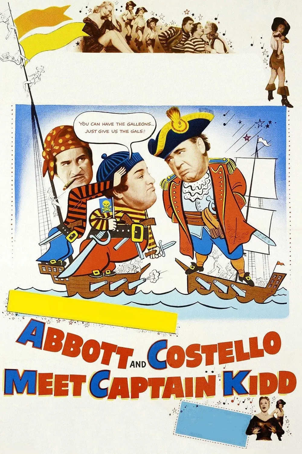 Poster of the movie Abbott and Costello Meet Captain Kidd