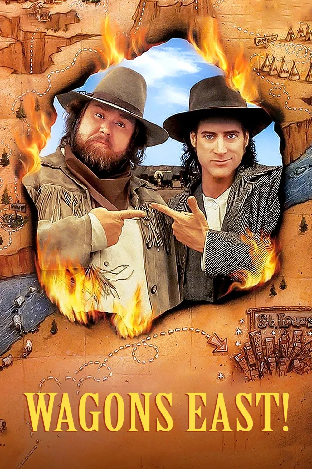 Poster for Wagons East!