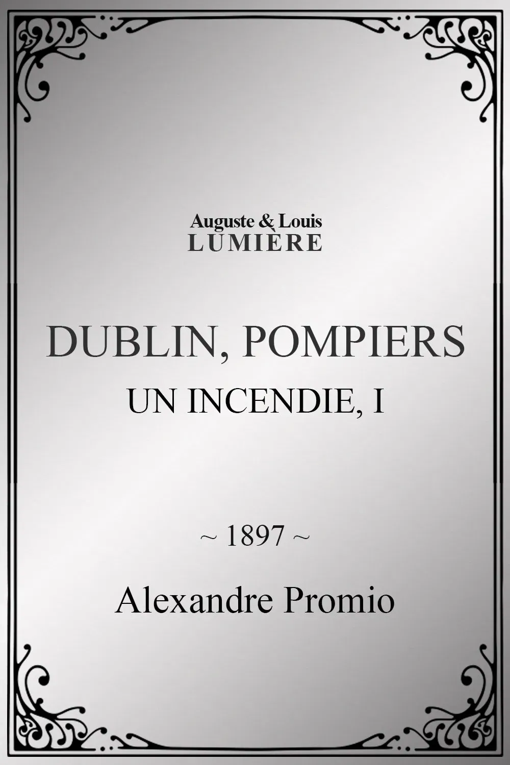 Poster of the movie Dublin, pompiers : Un Incendie, I