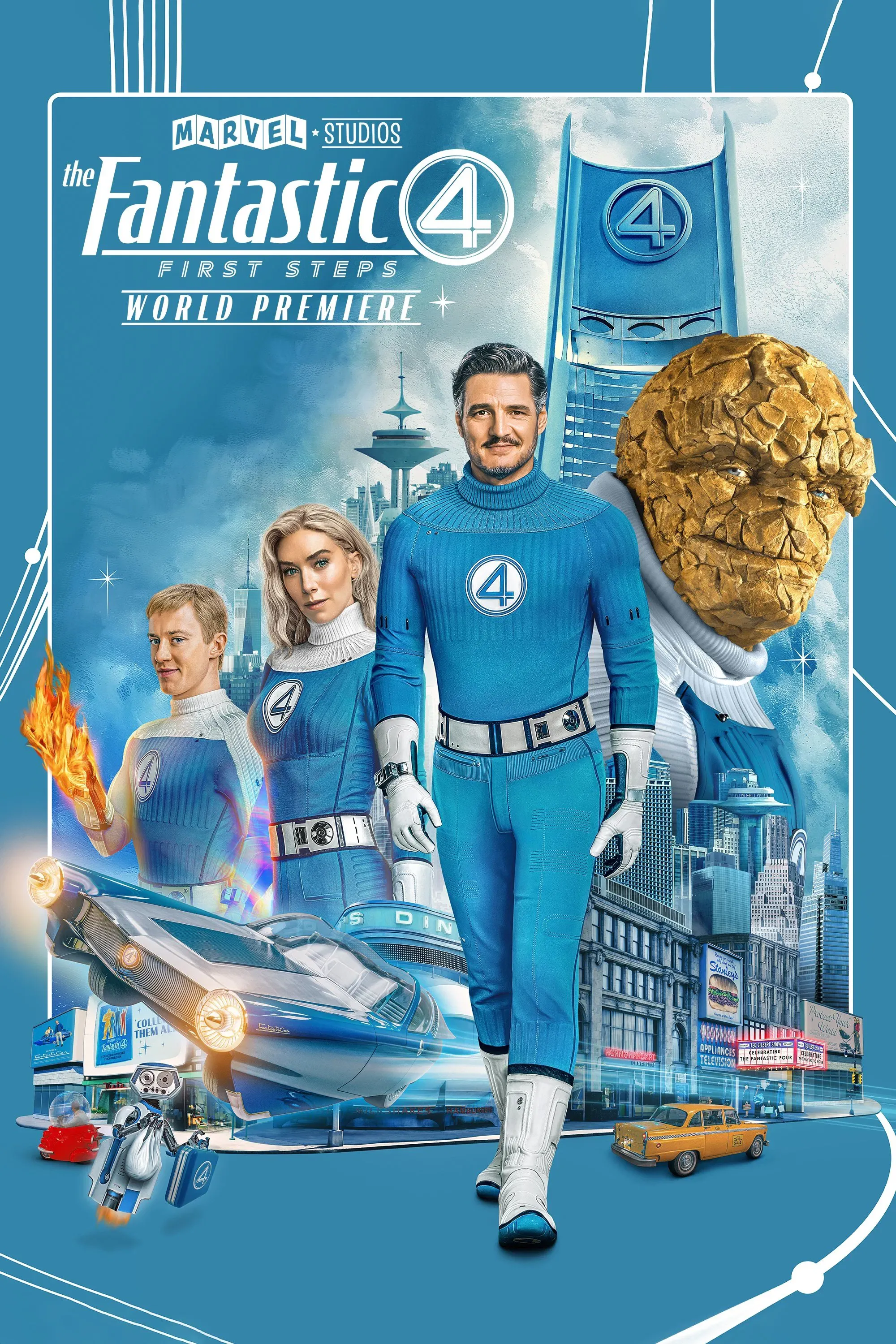Poster of the movie Marvel Studios' The Fantastic Four: First Steps - World Premiere