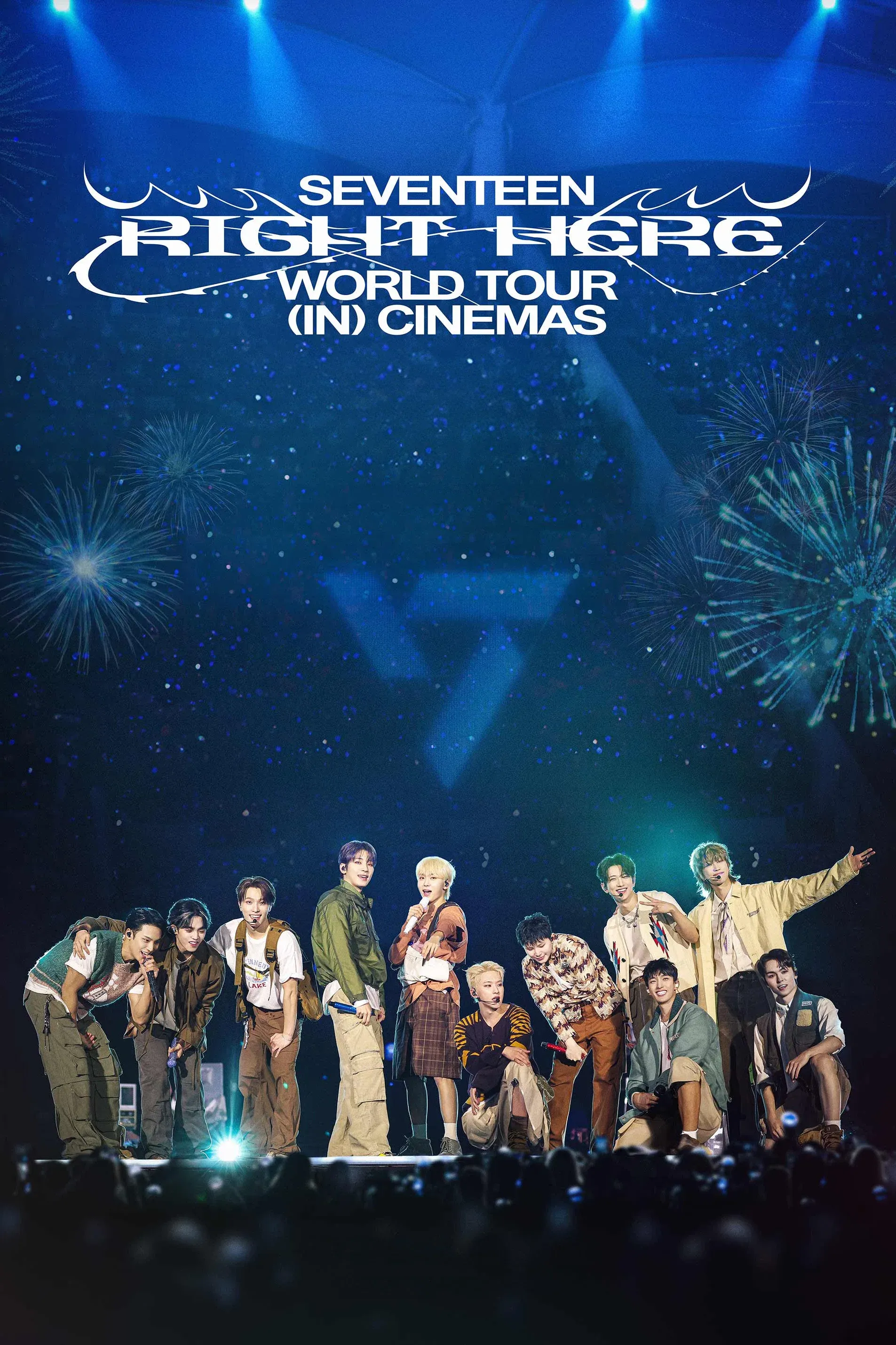Poster for SEVENTEEN [RIGHT HERE] WORLD TOUR IN CINEMAS