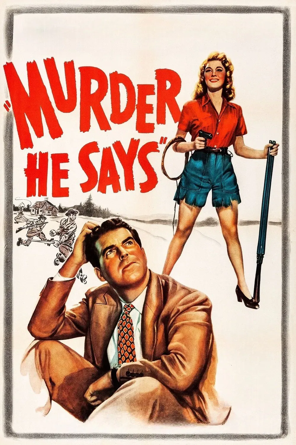 Poster of the movie Murder, He Says