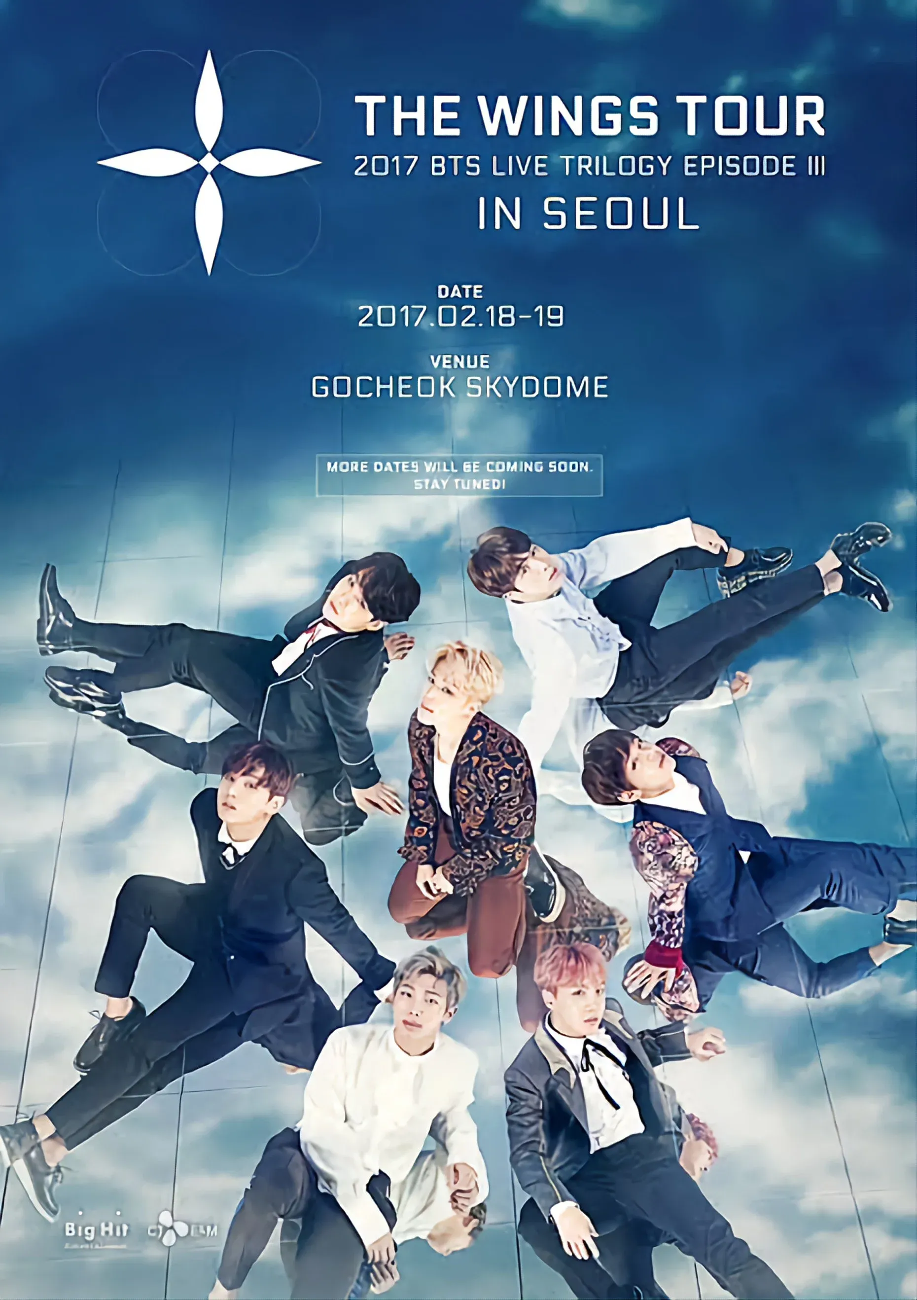 Poster for 2017 BTS LIVE TRILOGY EPISODE III: THE WINGS TOUR IN SEOUL