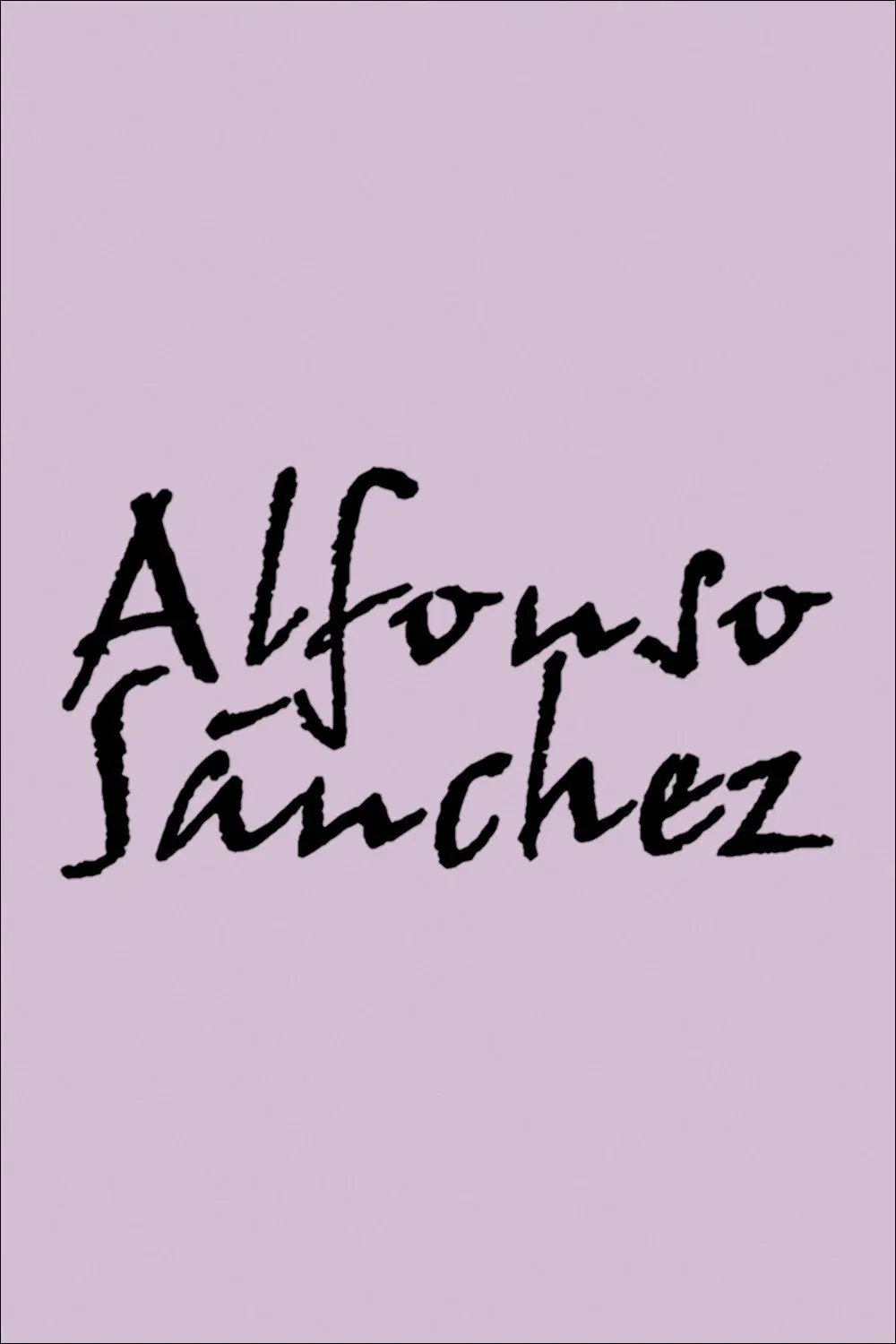 Poster for Alfonso Sánchez