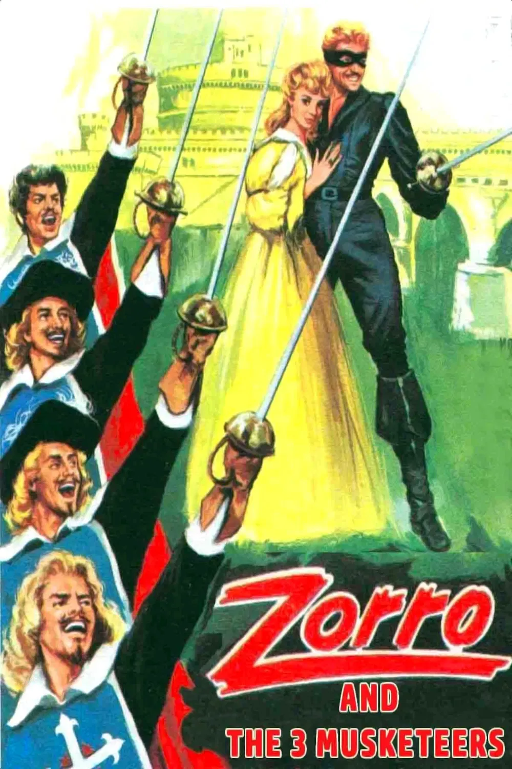 Poster of the movie Zorro and the Three Musketeers
