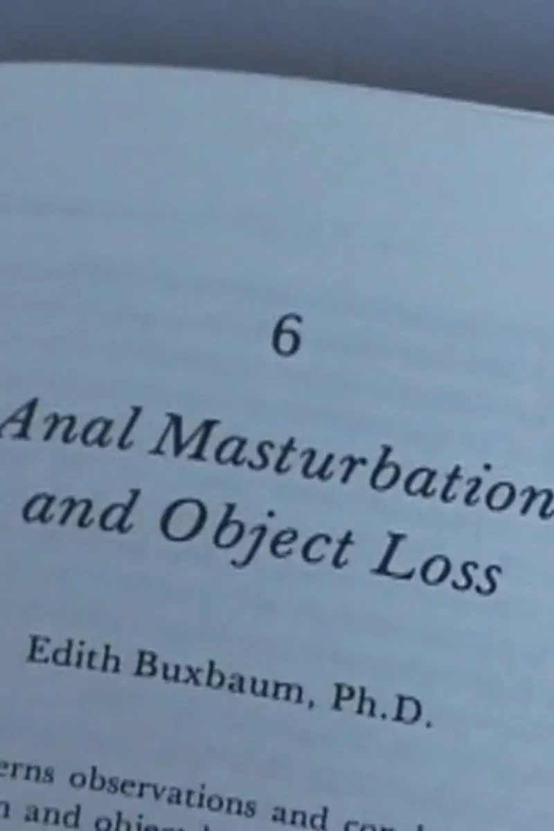 Poster of the movie Anal Masturbation and Object Loss