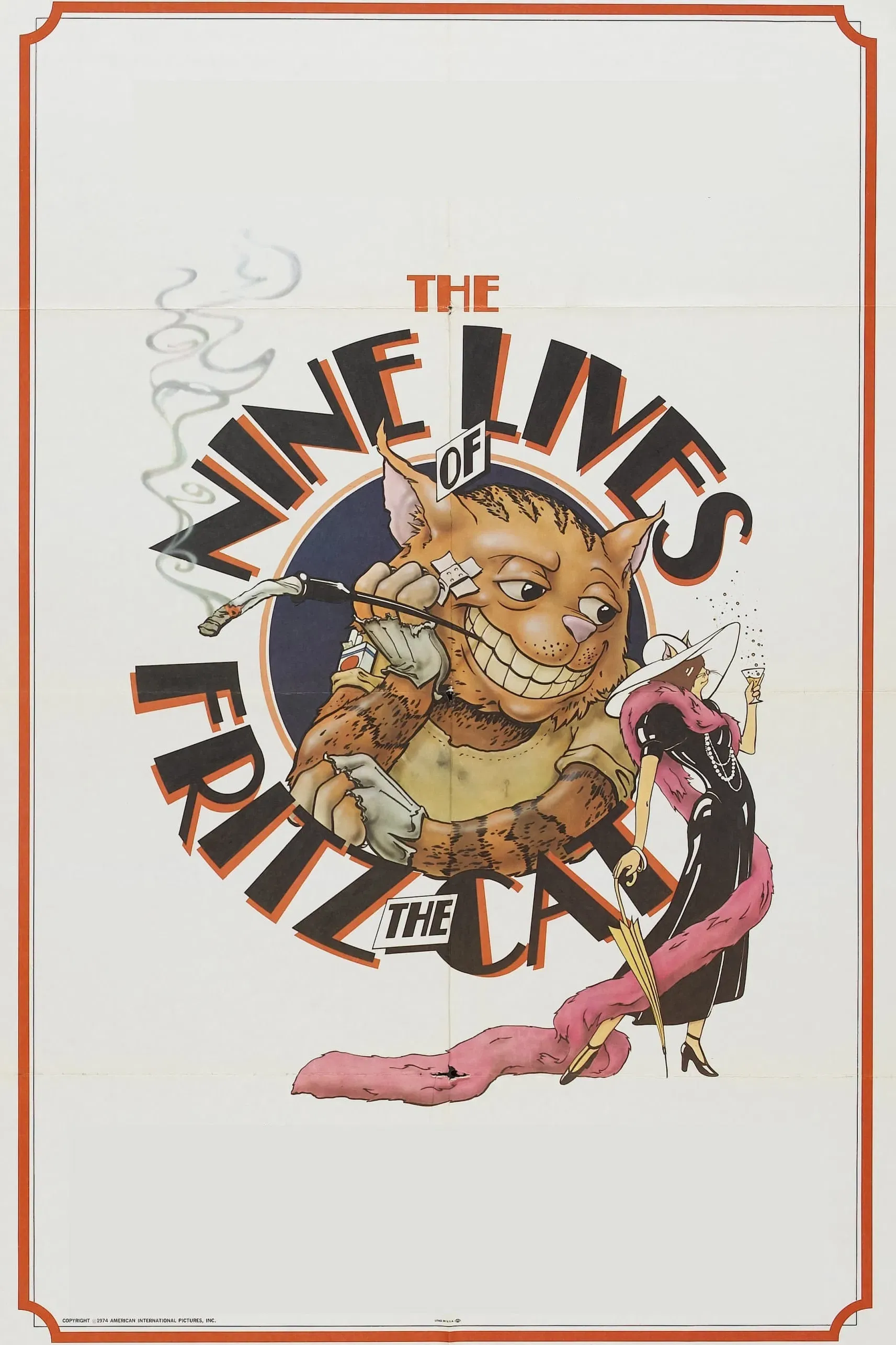 Poster of the movie The Nine Lives of Fritz the Cat