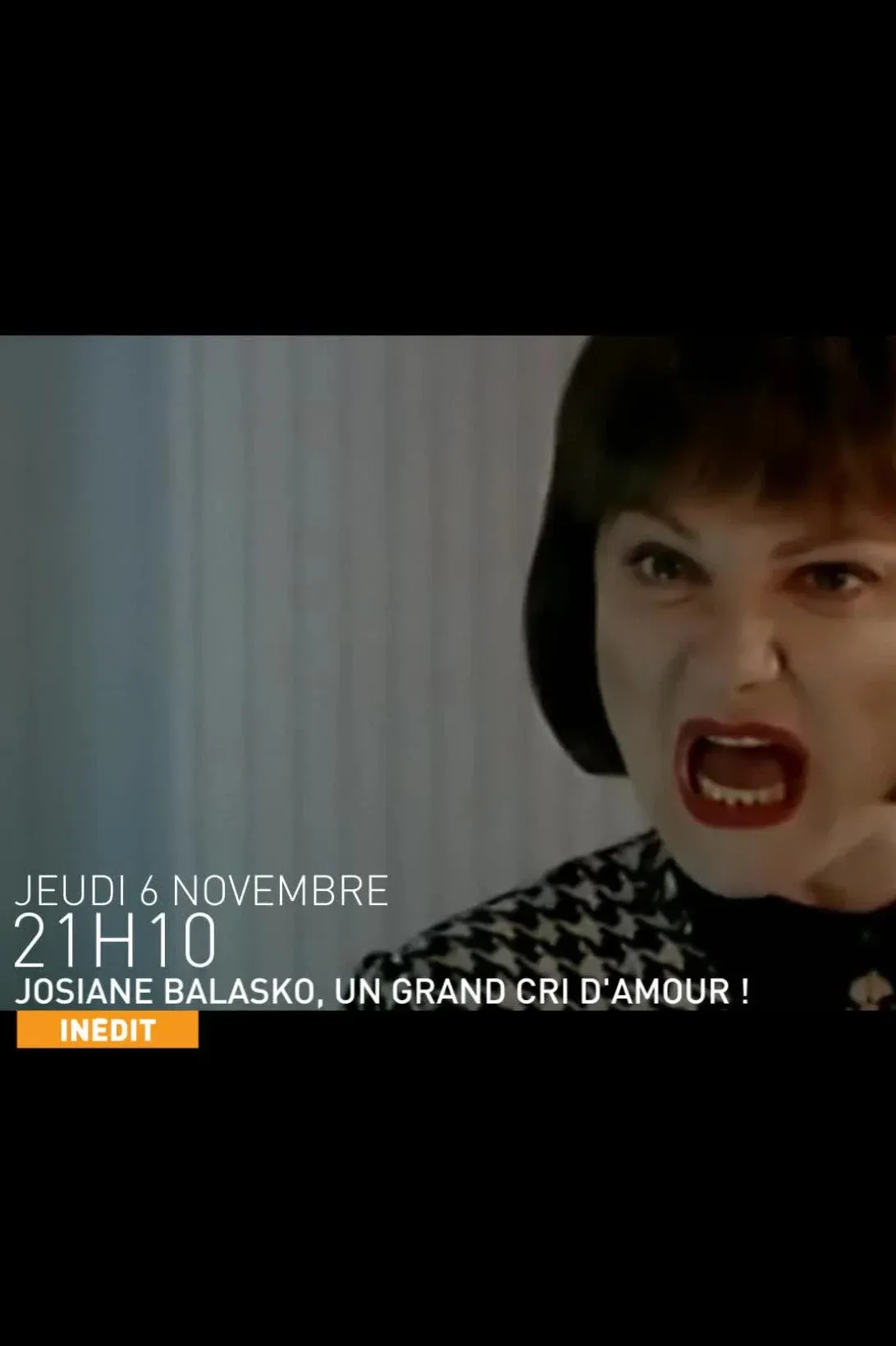 Poster for Josiane Balasko, un grand cri d'amour !