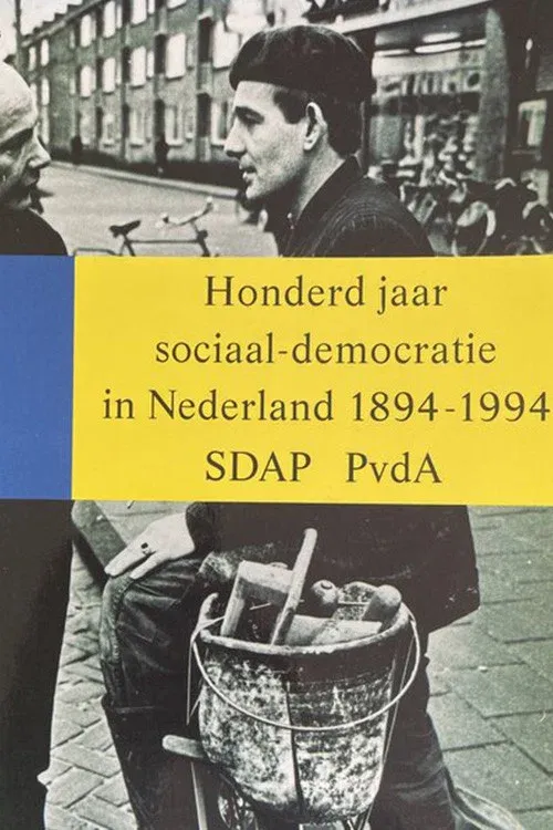 Poster for 100 years of social democracy 1894-1994