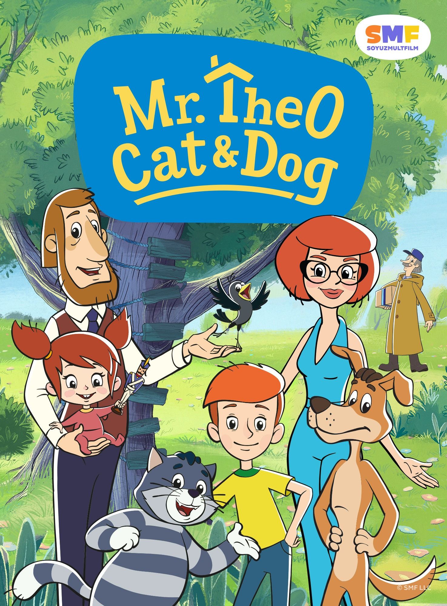 Poster of Mr. Theo, Cat & Dog