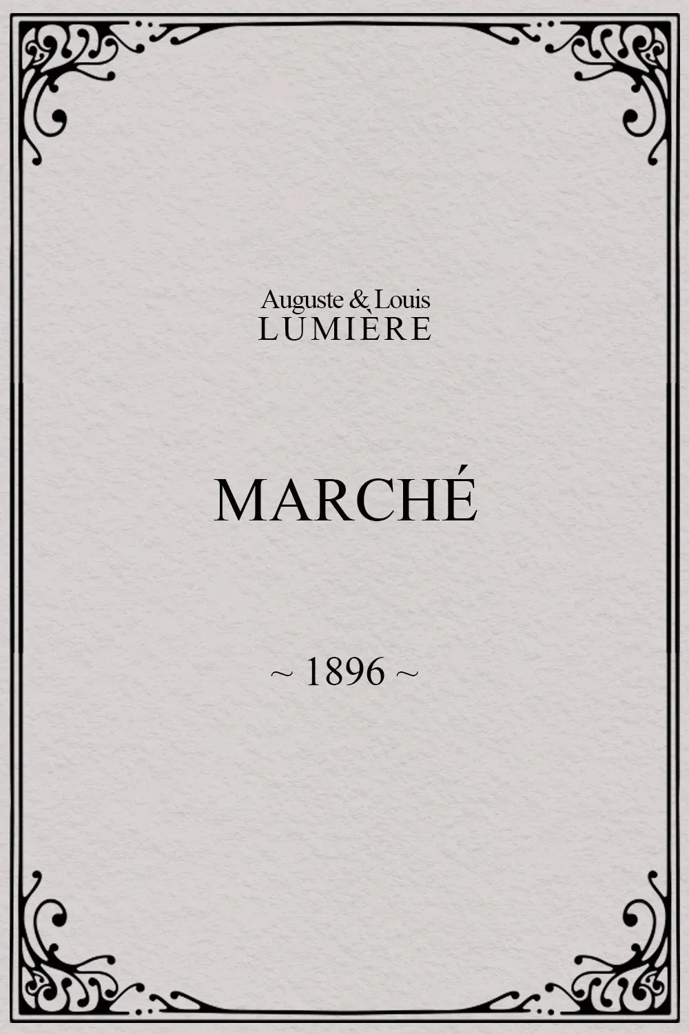 Poster for Marché