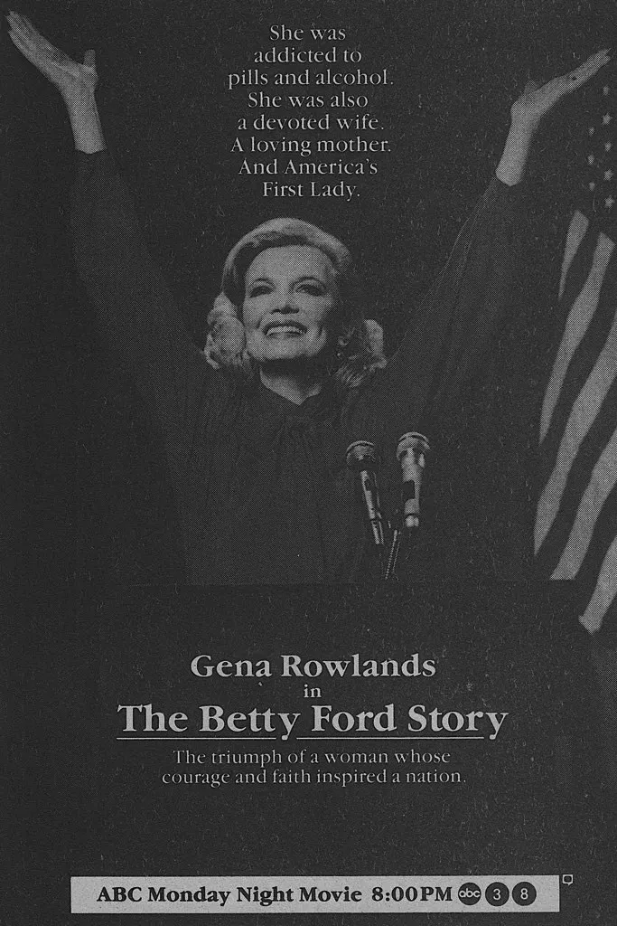 Poster for The Betty Ford Story