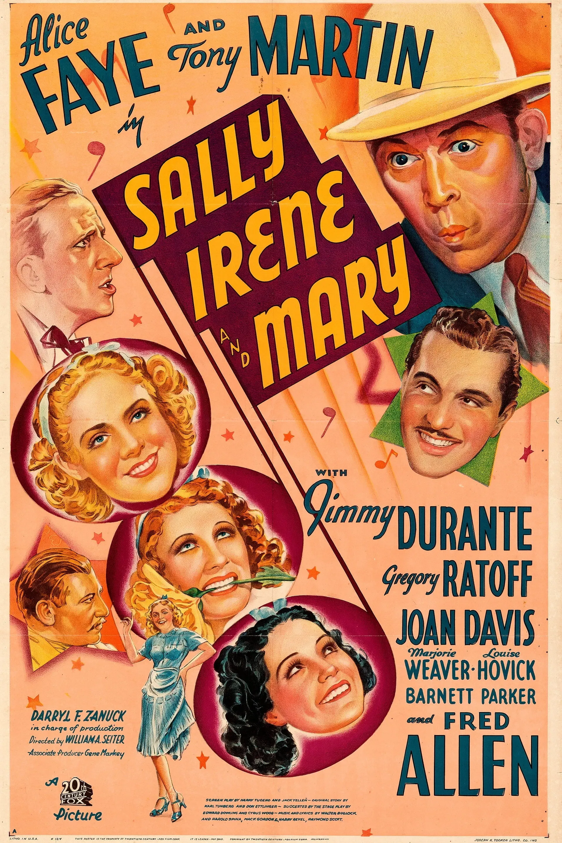 Poster of the movie Sally, Irene and Mary