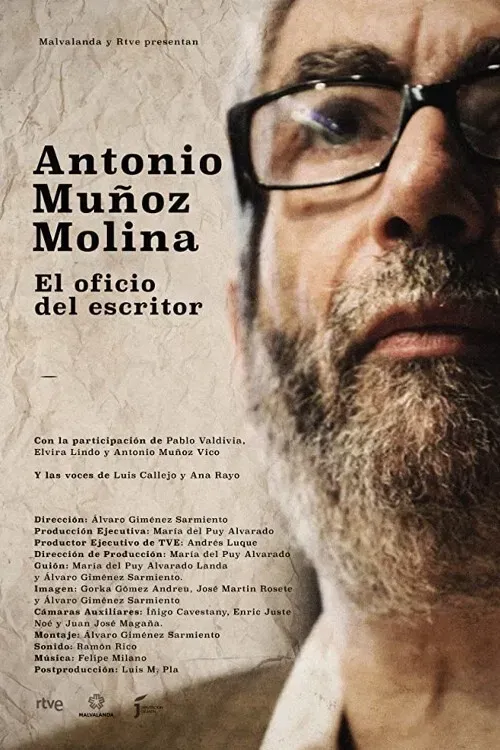 Poster of the movie Antonio Muñoz Molina, the Job of the Writer