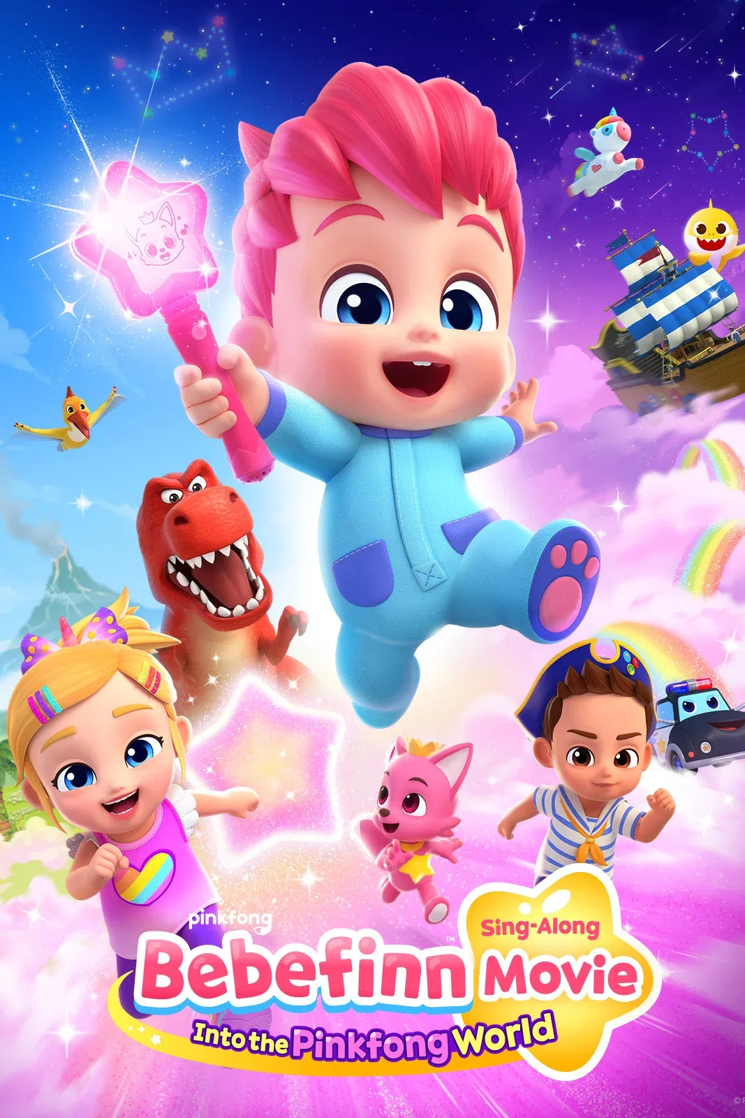 Poster for Bebefinn Sing-Along Movie: Into the Pinkfong World