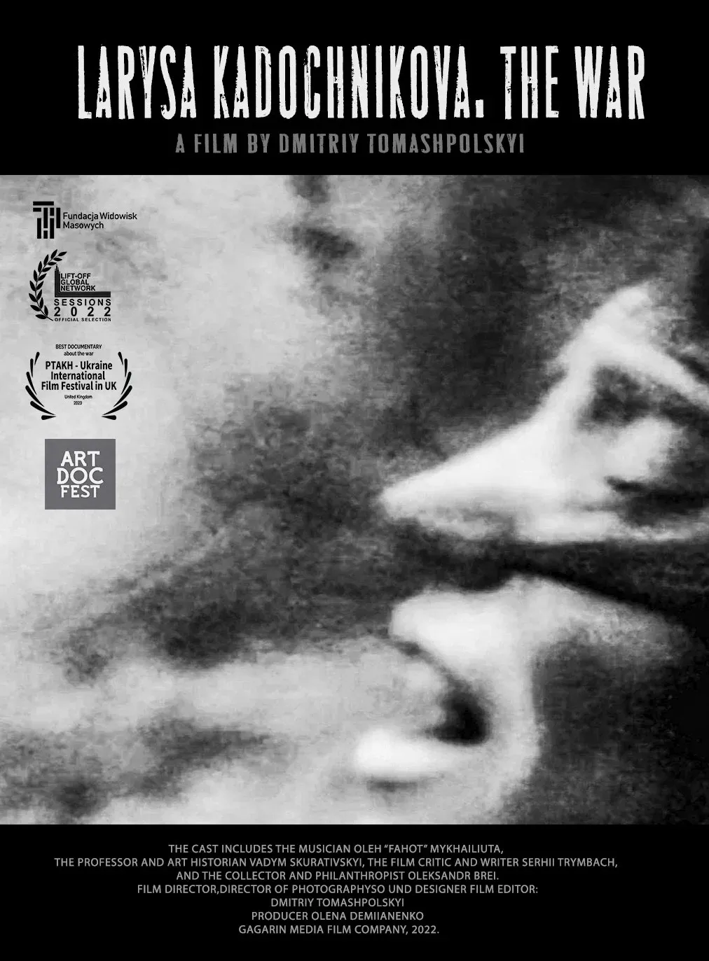 Poster for Larysa Kadochnikova. The War