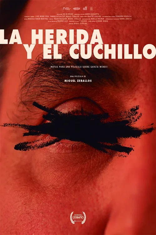Poster for The Wound and the Knife (Notes for a Film About García Wehbi)