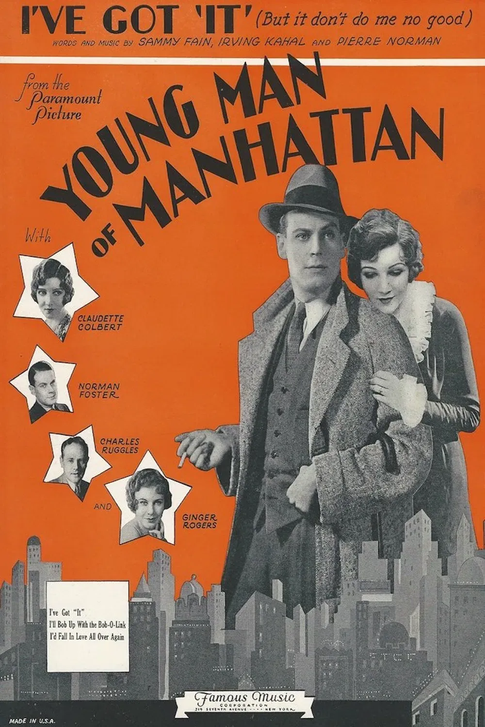 Poster of the movie Young Man of Manhattan