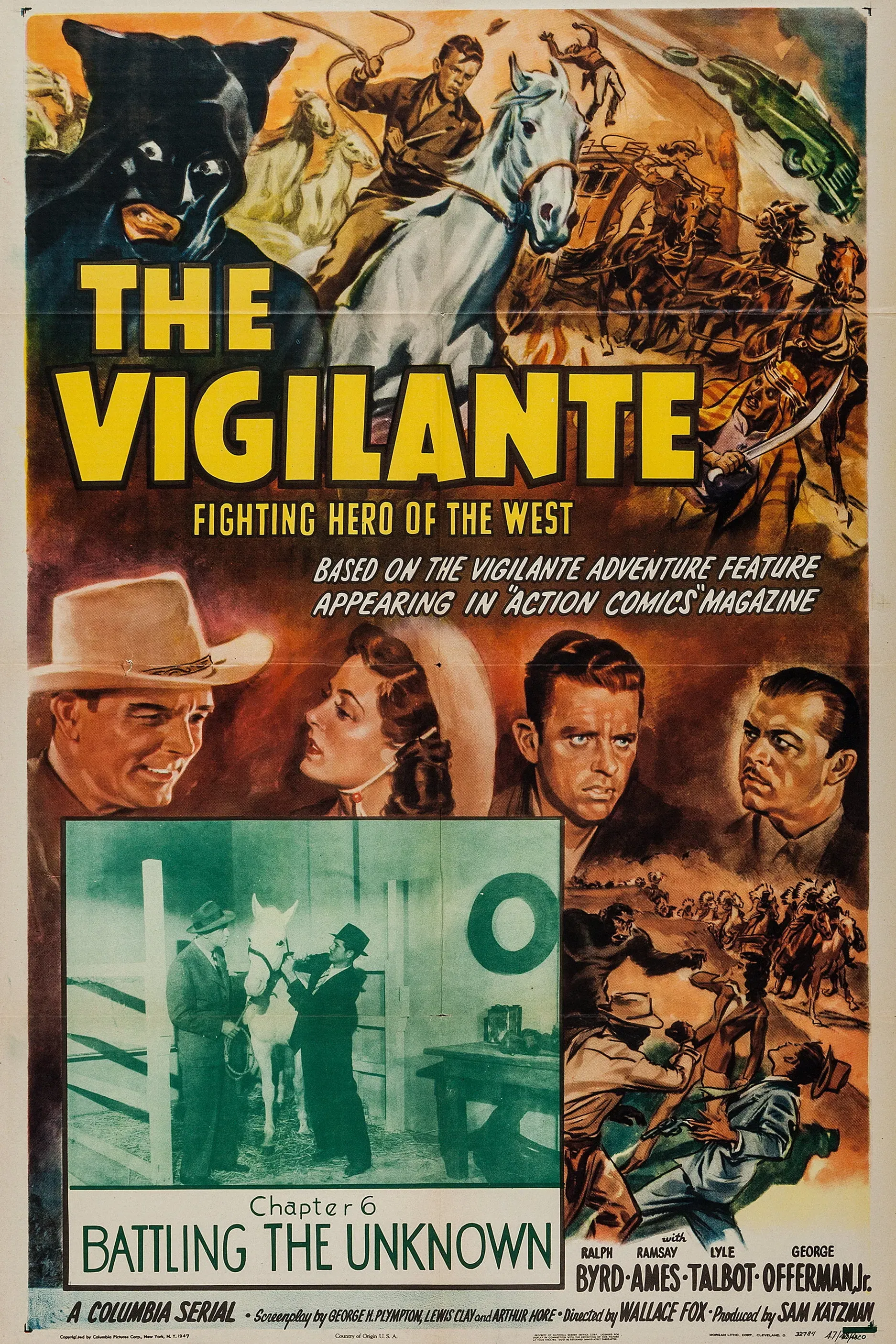Poster of the movie The Vigilante: Fighting Hero of the West